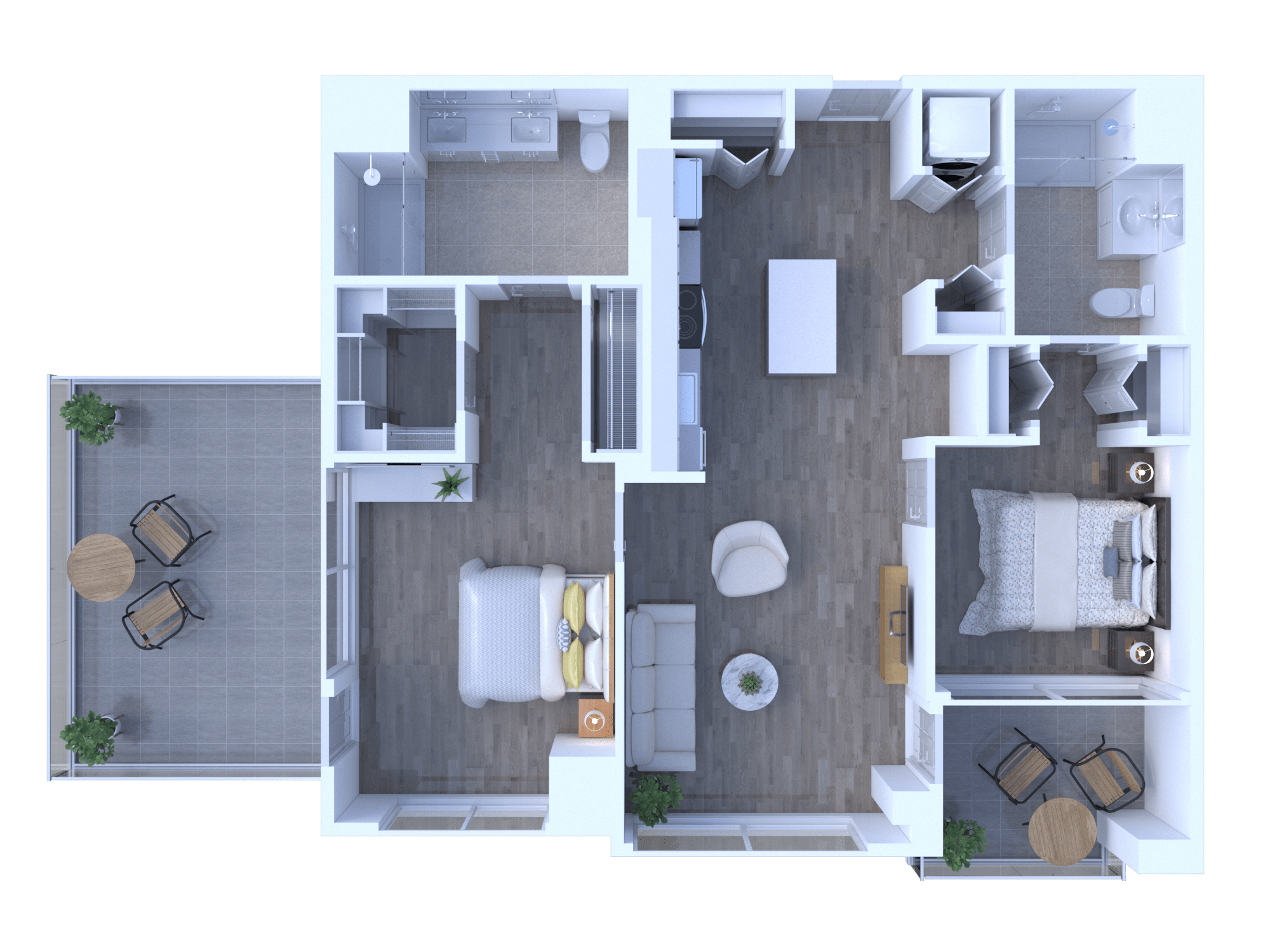 3D Floor Plan Rendering Providence, Rhode Island by The 2D3D Floor Plan ...