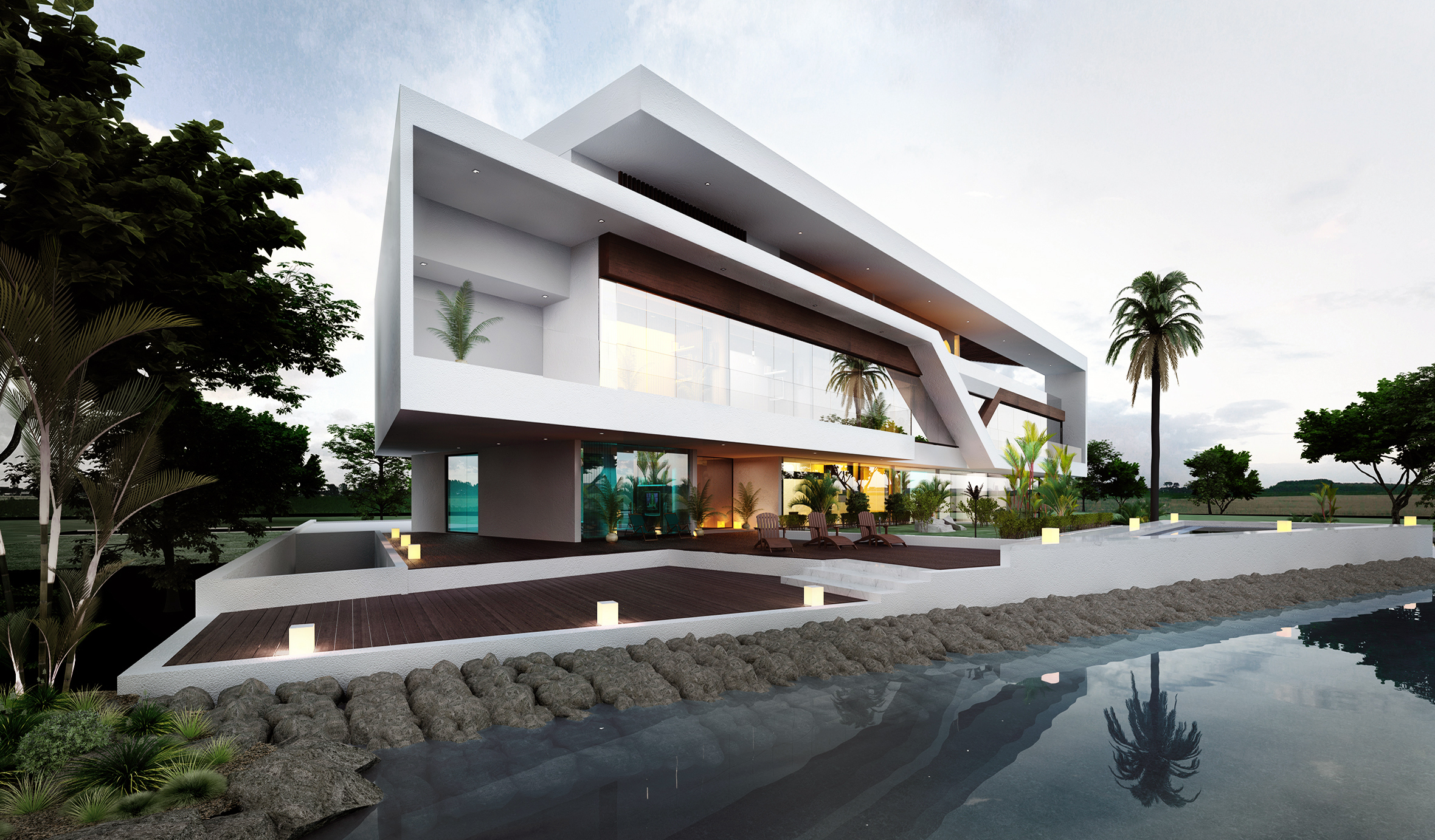 Private Villa in Abu Dhabi by UPA Italia by Paolo Lettieri Architects ...