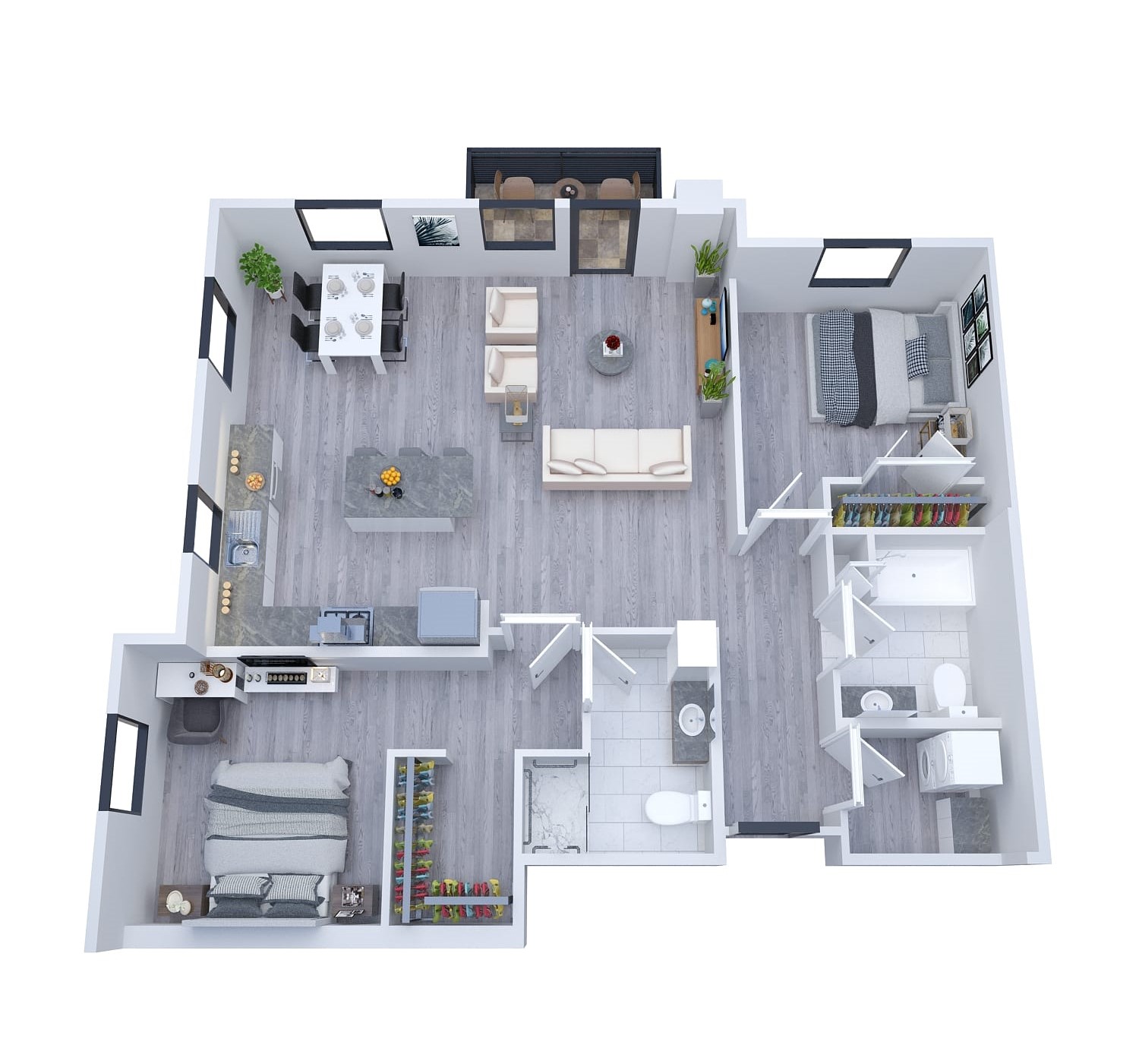 3D Floor Plan Rendering Billings, Montana by The 2D3D Floor Plan