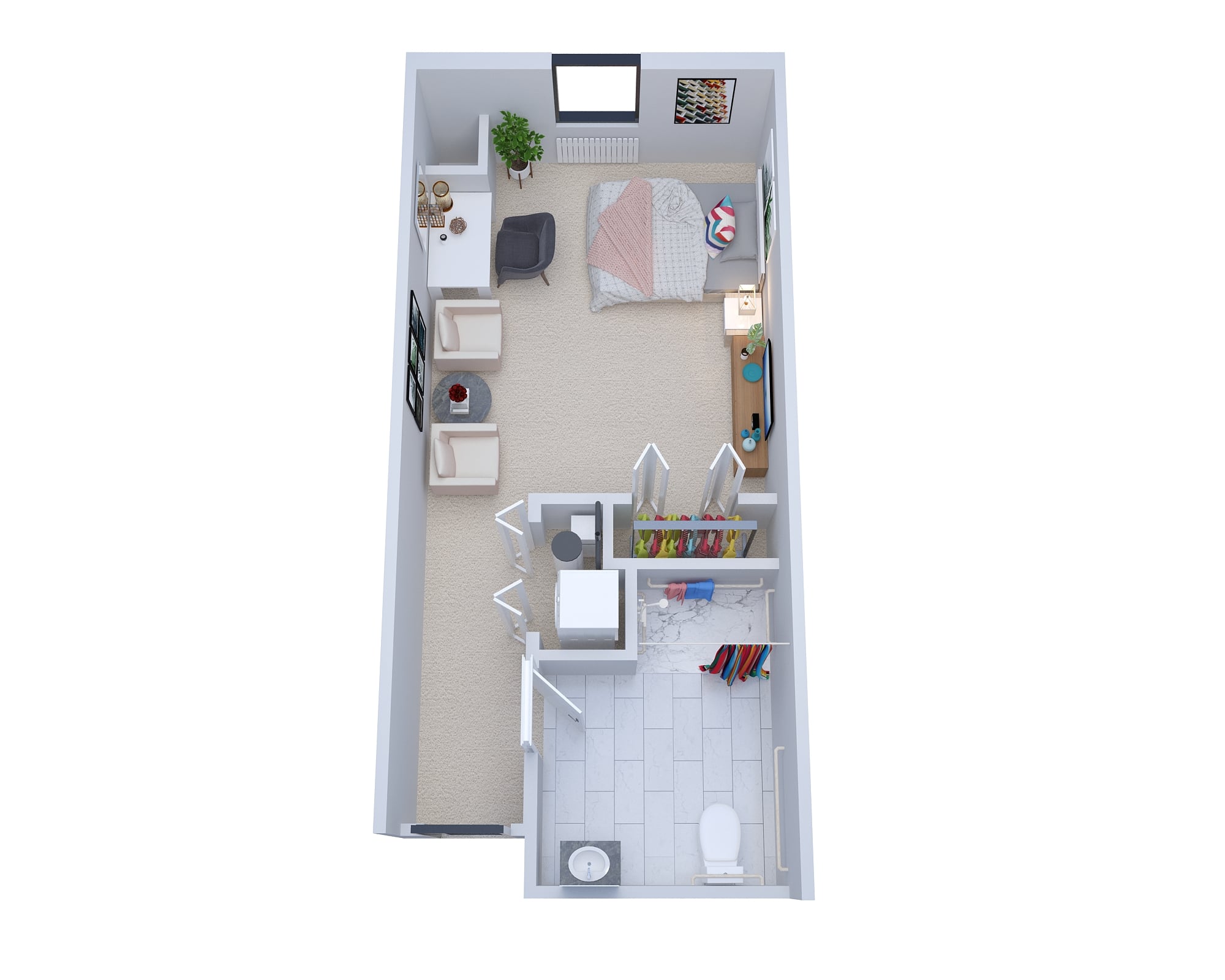 3D Floor Plan Rendering Hilo, Hawaii by The 2D3D Floor Plan Company