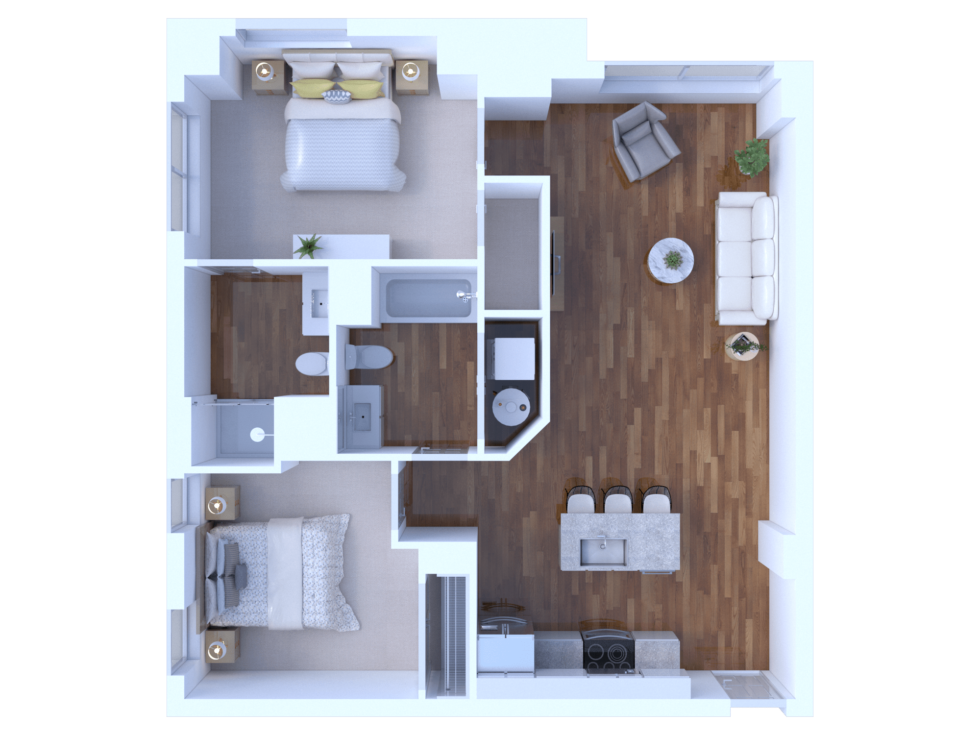3D Floor Plan Rendering Missoula, Montana by The 2D3D Floor Plan ...