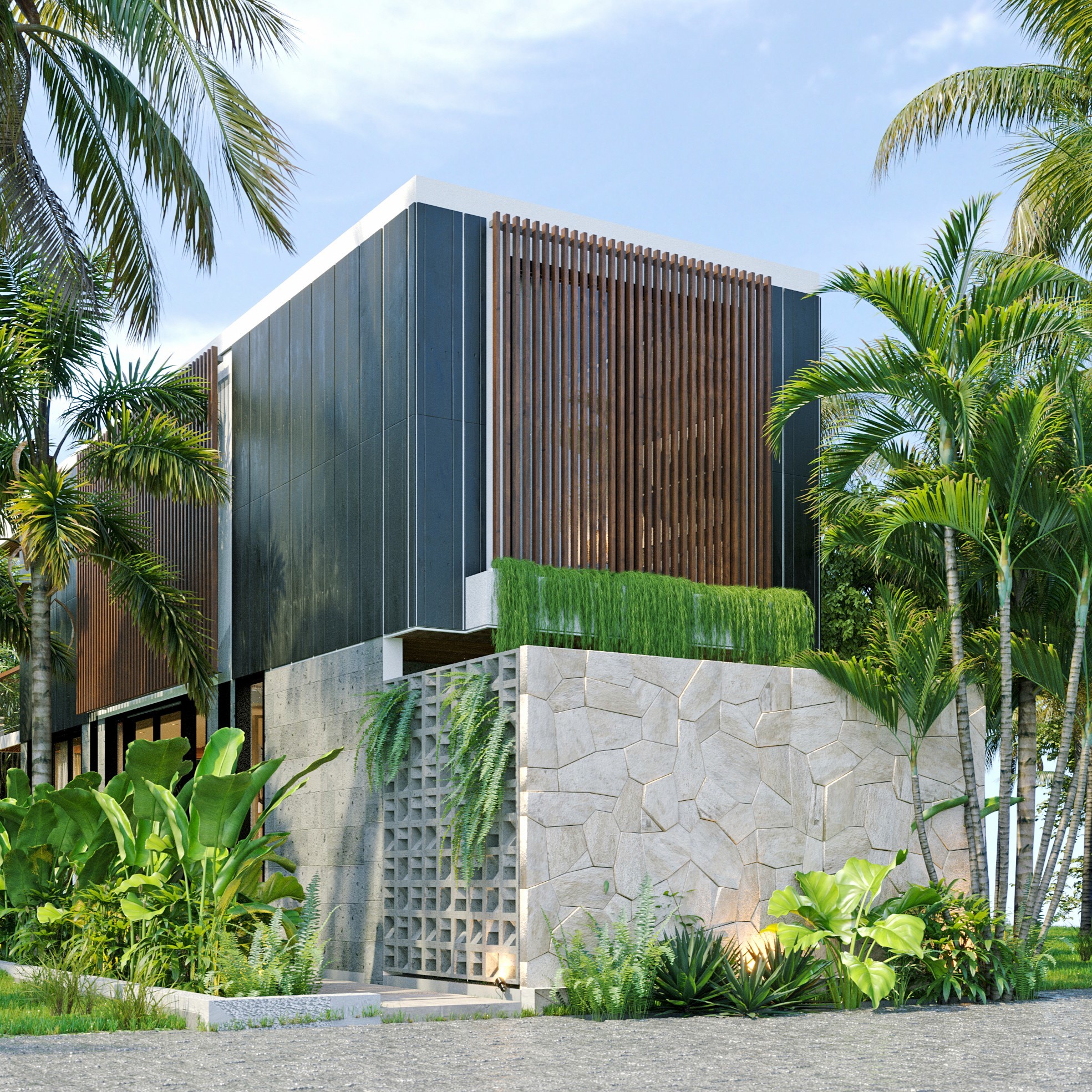 The Hitam Tiny Villa Bali by Balitecture - Architizer