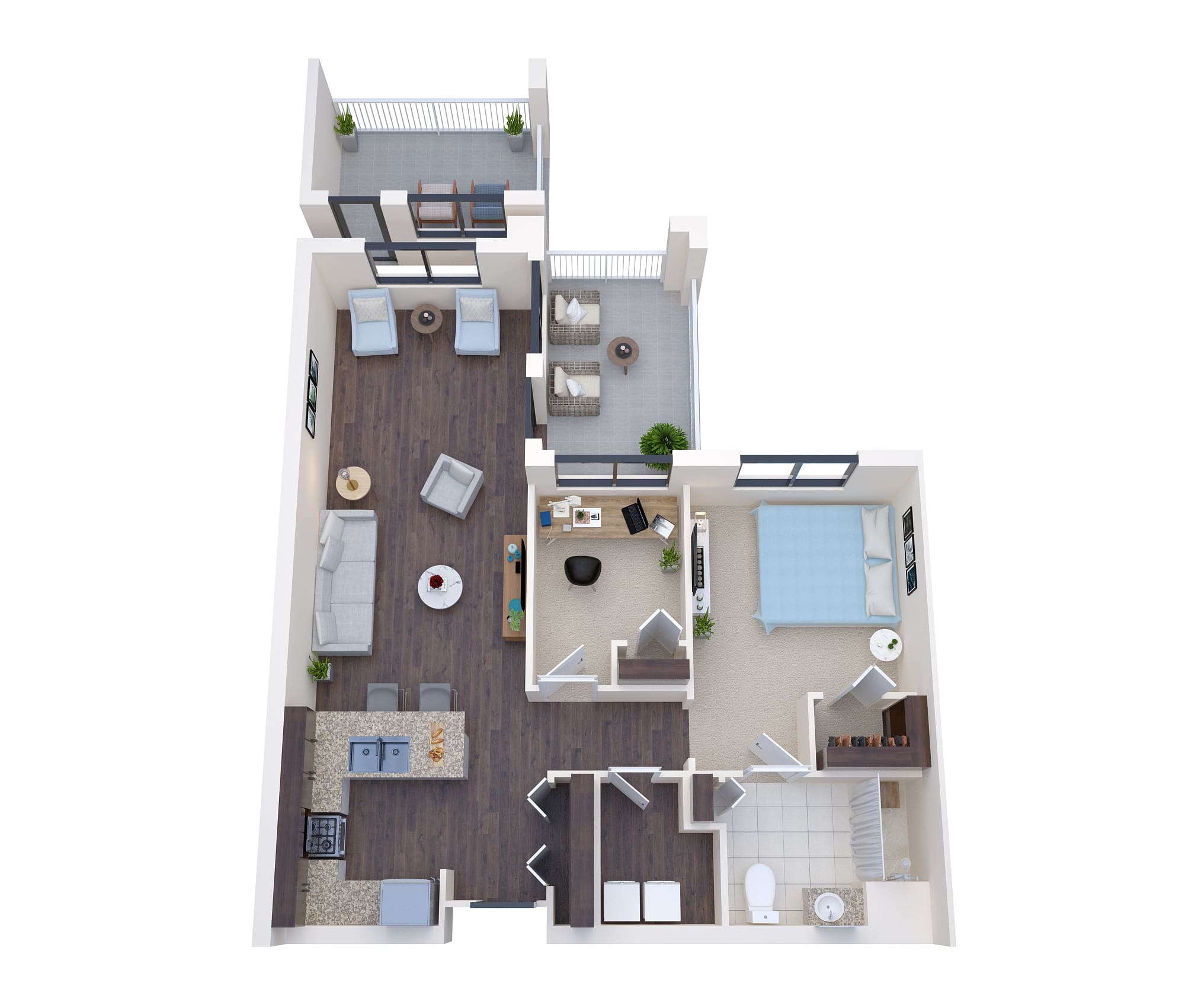 3D Floor Plan Rendering Evansville, Indiana by The 2D3D Floor Plan ...