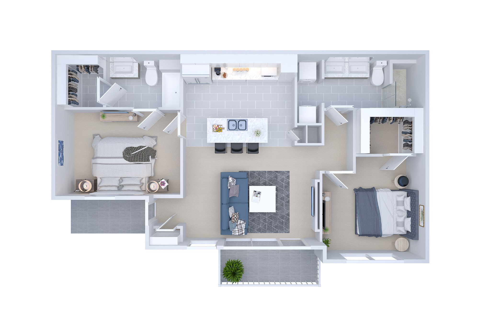 3D Floor Plan Rendering Shreveport, Louisiana by The 2D3D Floor Plan ...