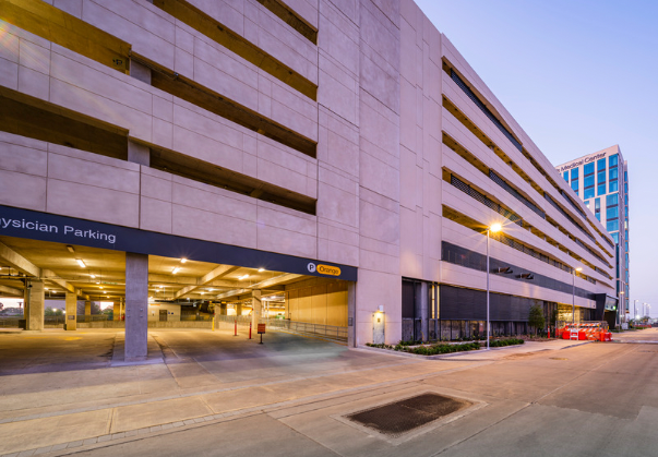 Baylor St. Luke’s Medical Center Parking Garage by Walter P Moore