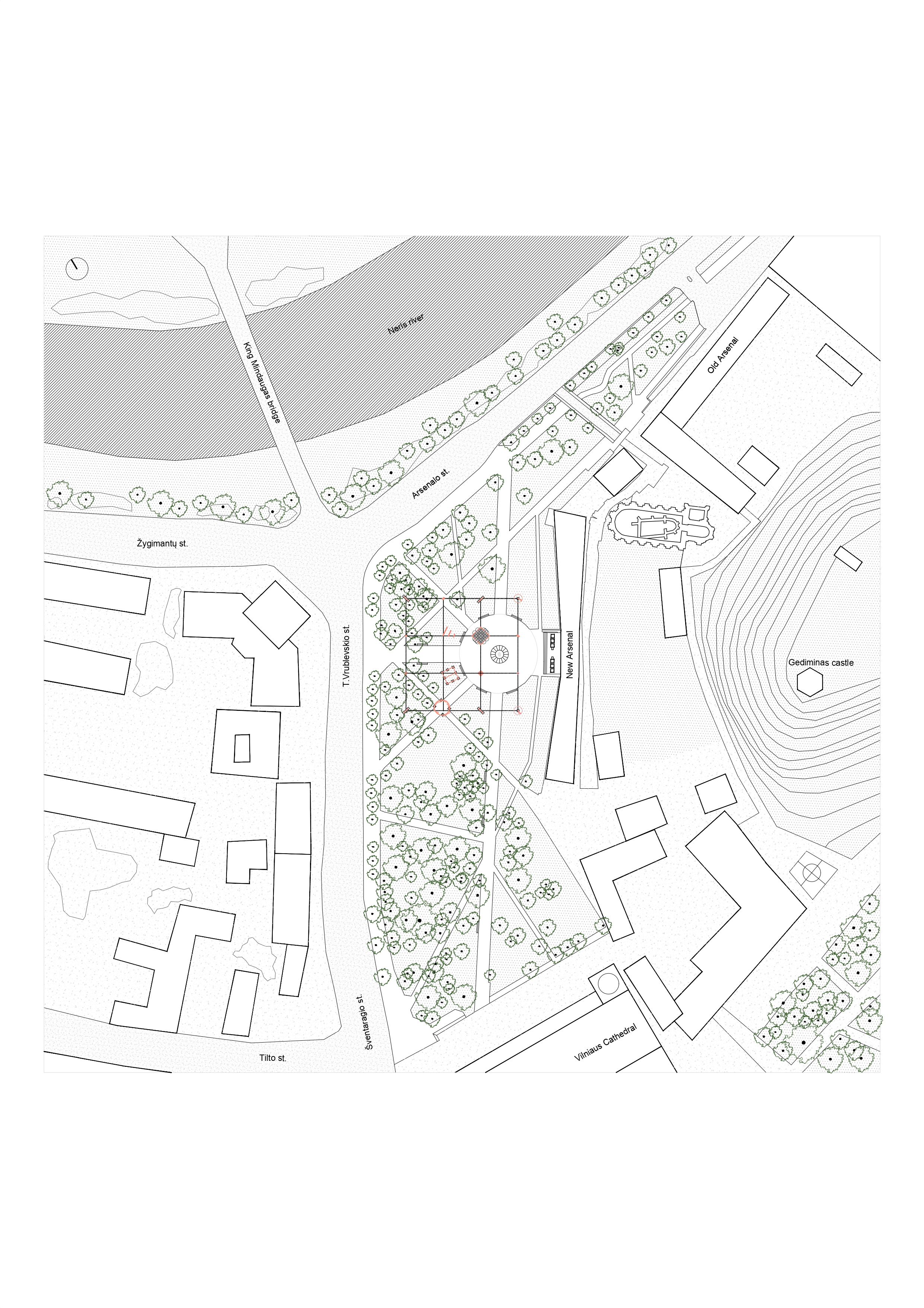 Pavilion Atlas Vilnius 200 years ago by Praktika Dalia Puodziute