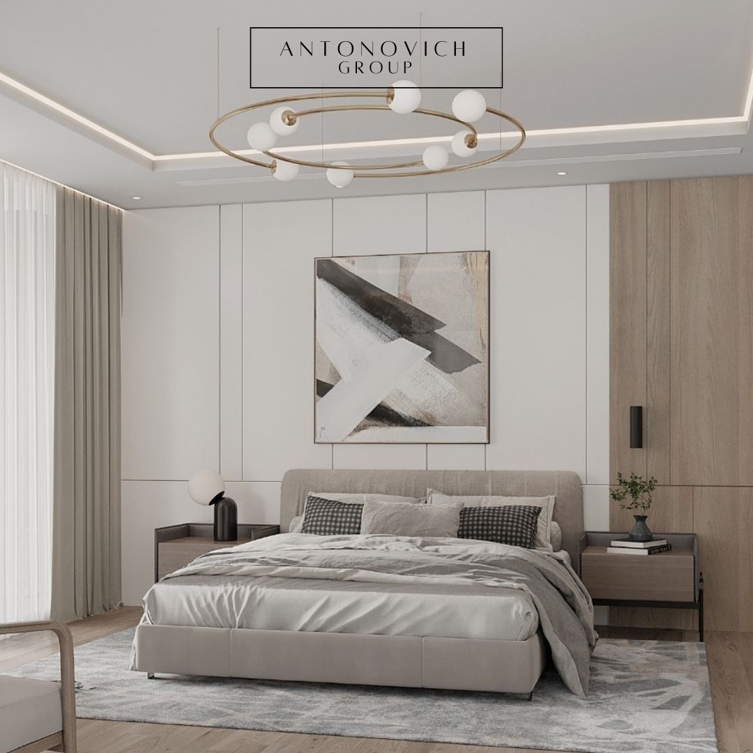 Image showcasing Modern Minimalist Apartment Interior Design by LUXURY ANTONOVICH DESIGN ...