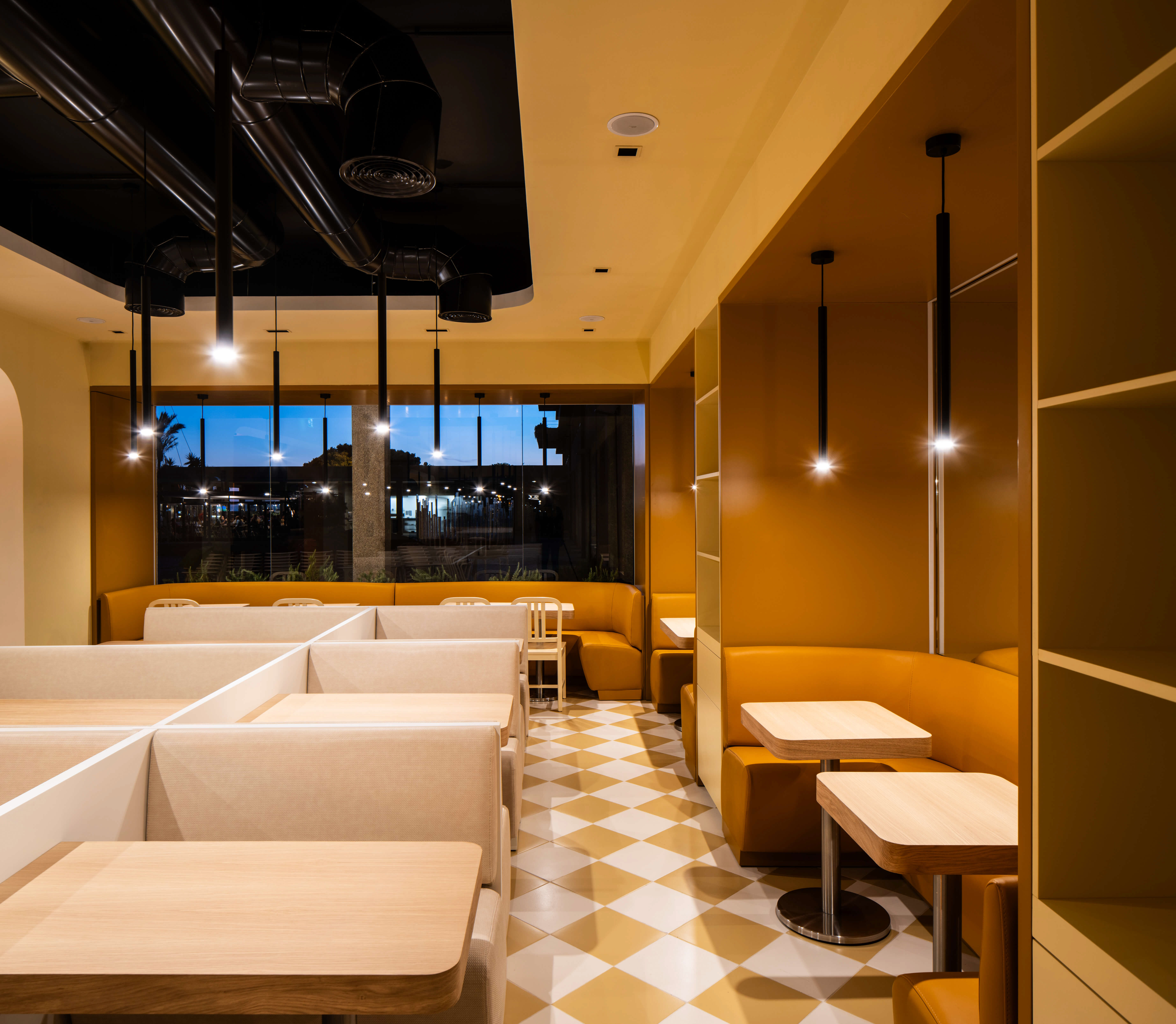 RM RESTAURANT&SNACK BAR by ESQVTA | interior design & architecture ...