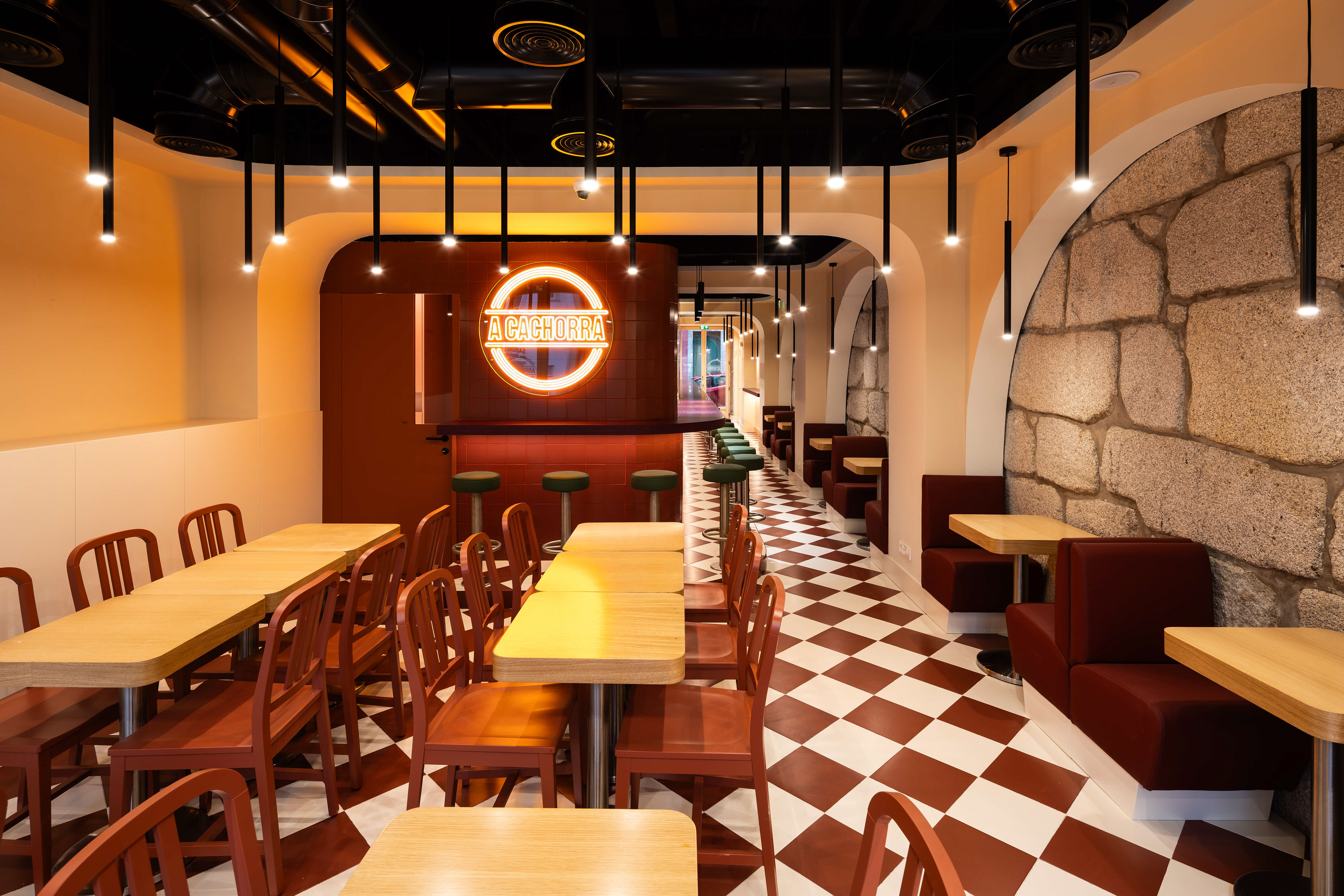 RM RESTAURANT&SNACK BAR by ESQVTA | interior design & architecture ...