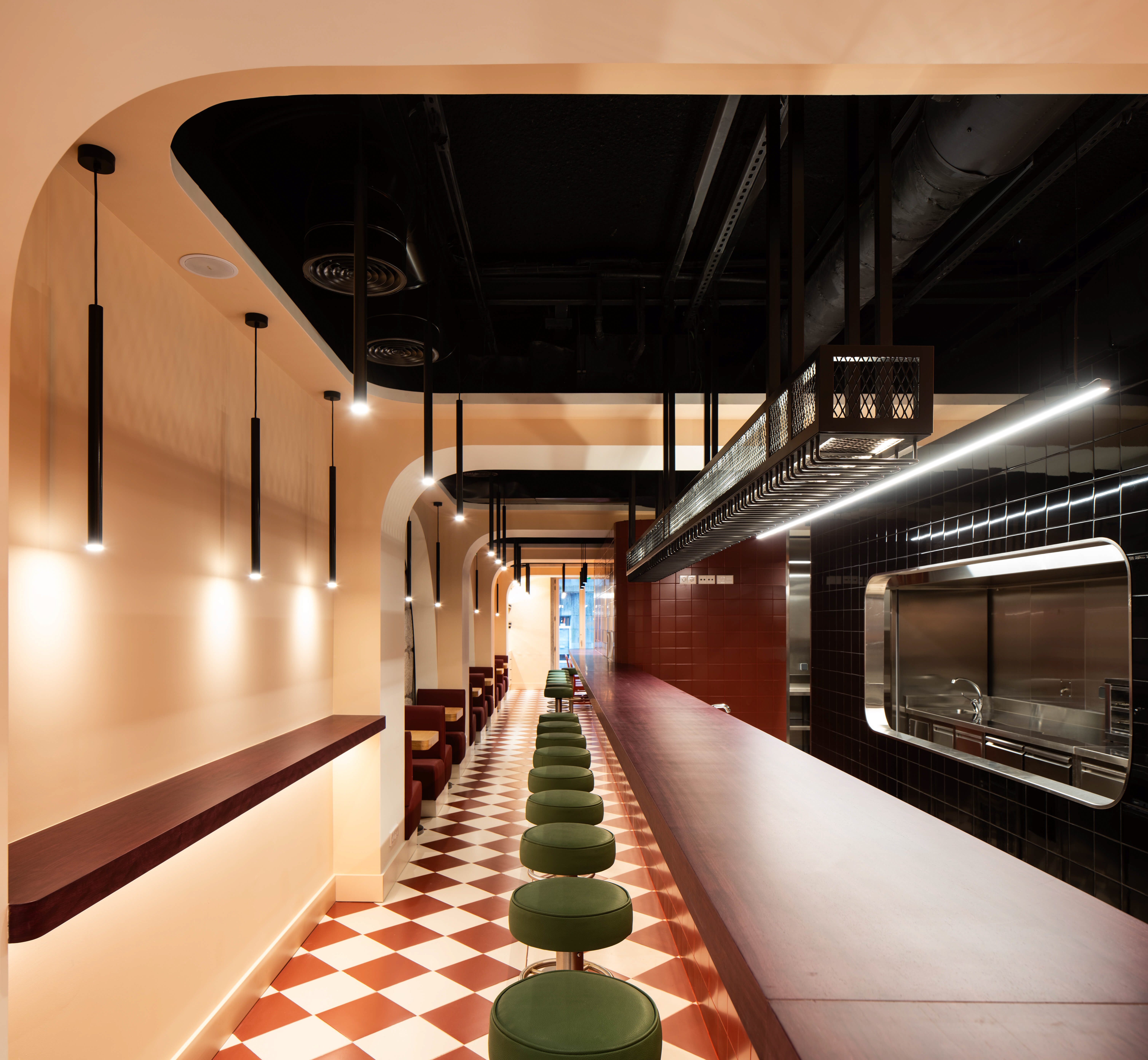RM RESTAURANT&SNACK BAR by ESQVTA | interior design & architecture ...