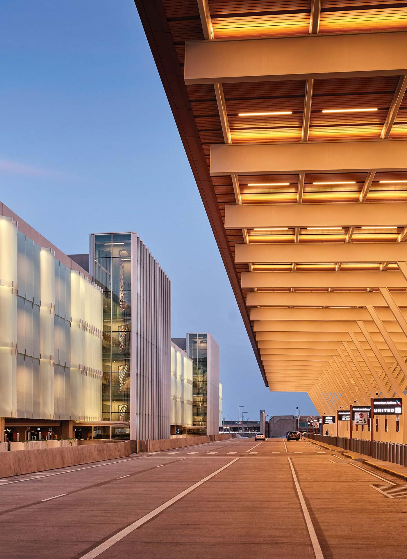 Kansas City International Airport Parking Garage by Acuity Brands
