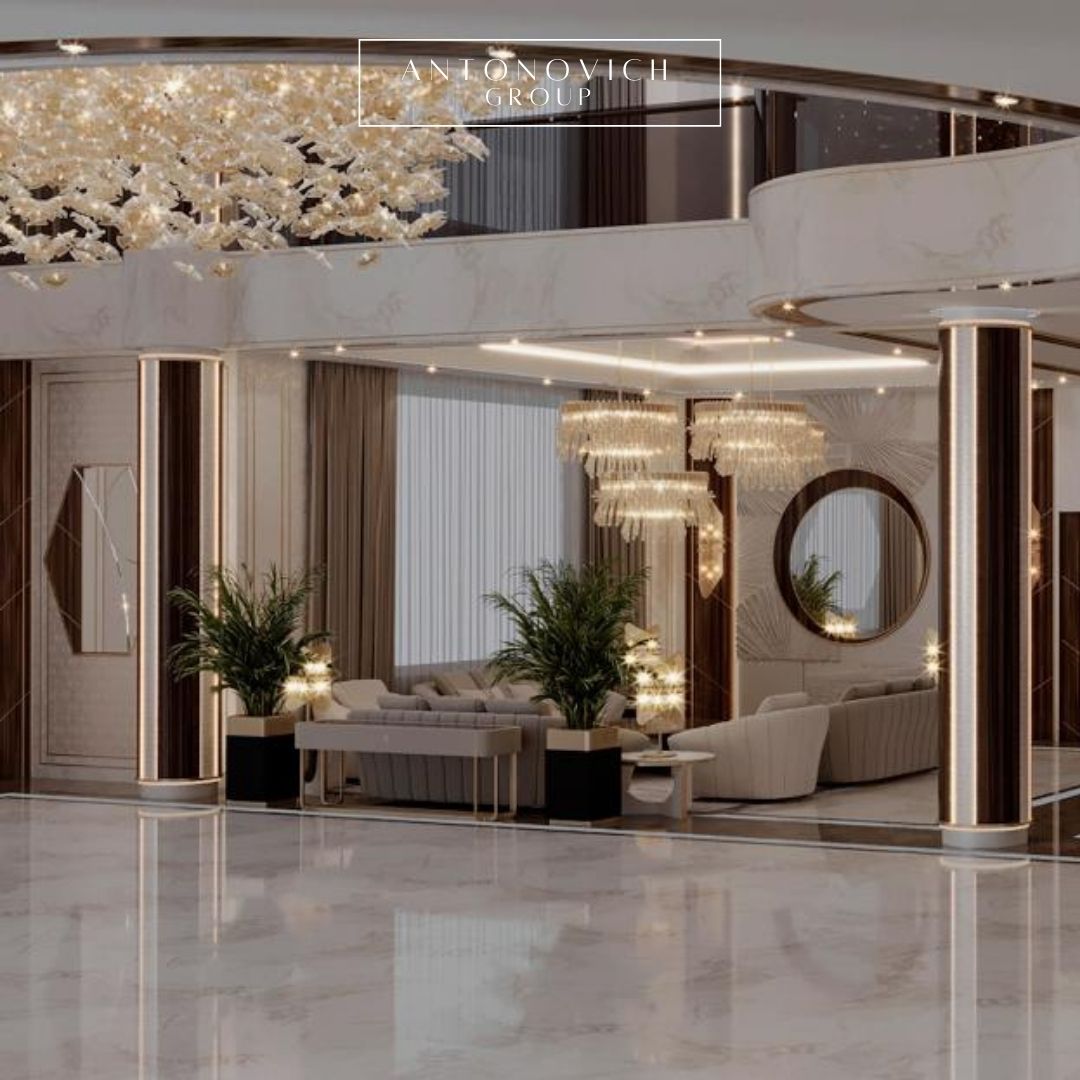 Luxurious Staircase Design for Dubai Villa by LUXURY ANTONOVICH DESIGN ...