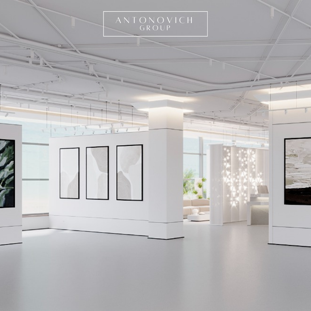 Art Gallery Interior Design by Antonovich Group by LUXURY ANTONOVICH ...