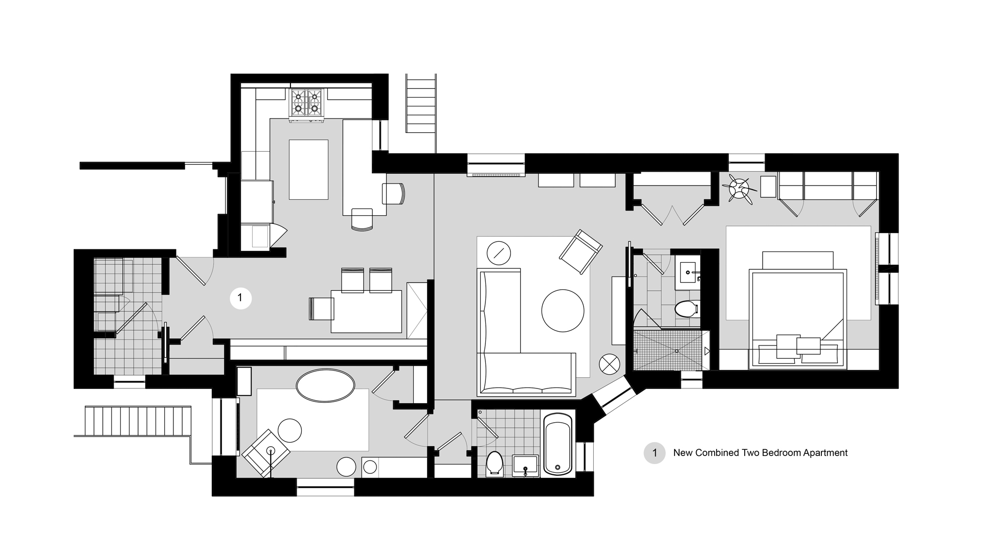 West Village Apartment Combination by Ben Herzog, Architect Architizer