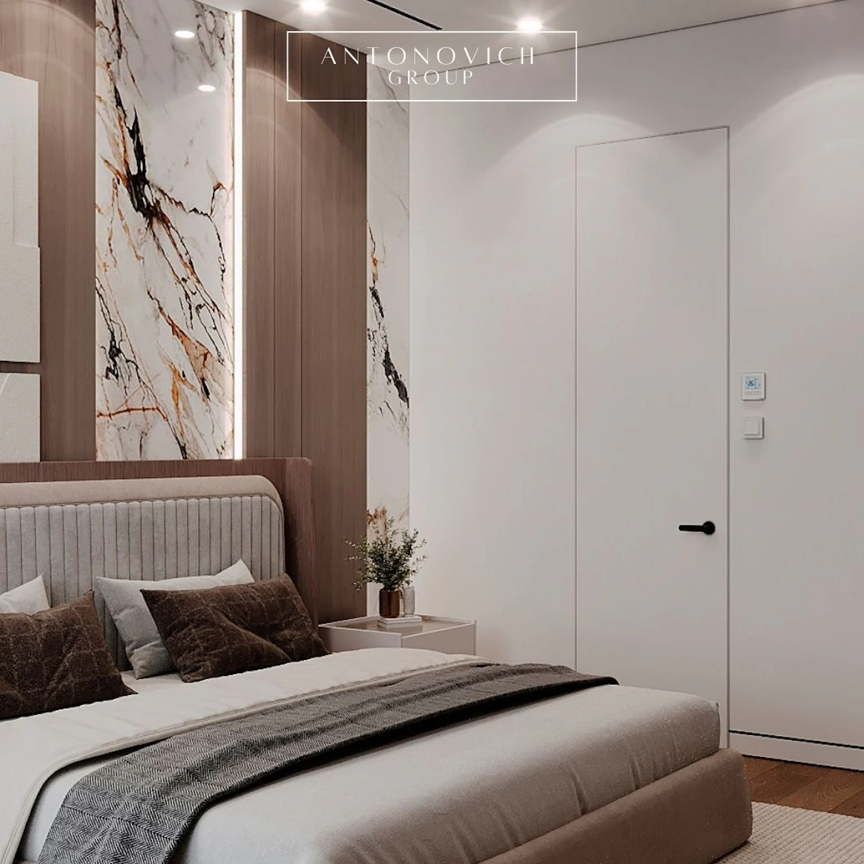 Modern Aesthetic Bedroom Interior Design & Furniture Solution by LUXURY ...