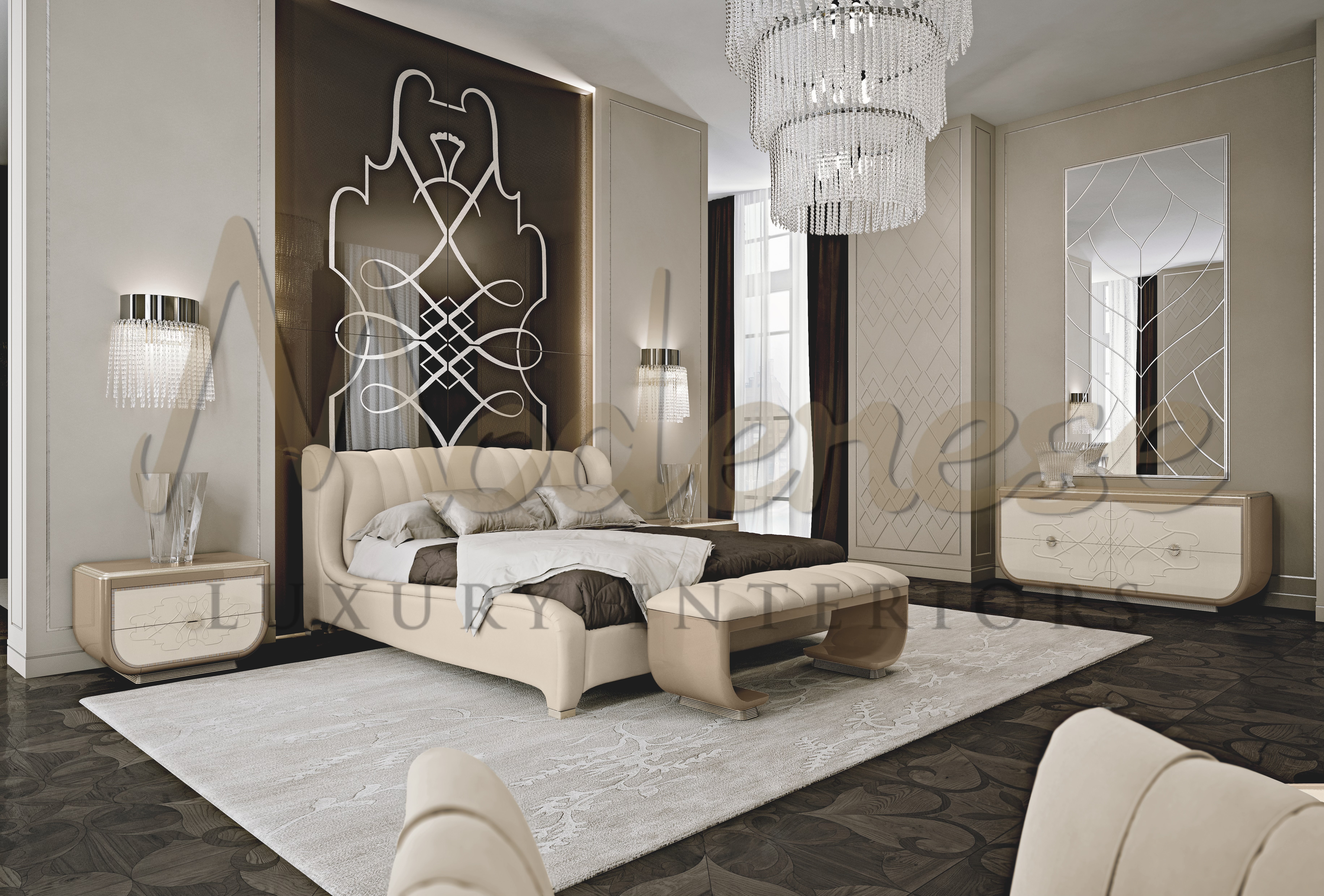 Luxurious Bedroom Interior Design by Modenese Interiors by MODENESE ...