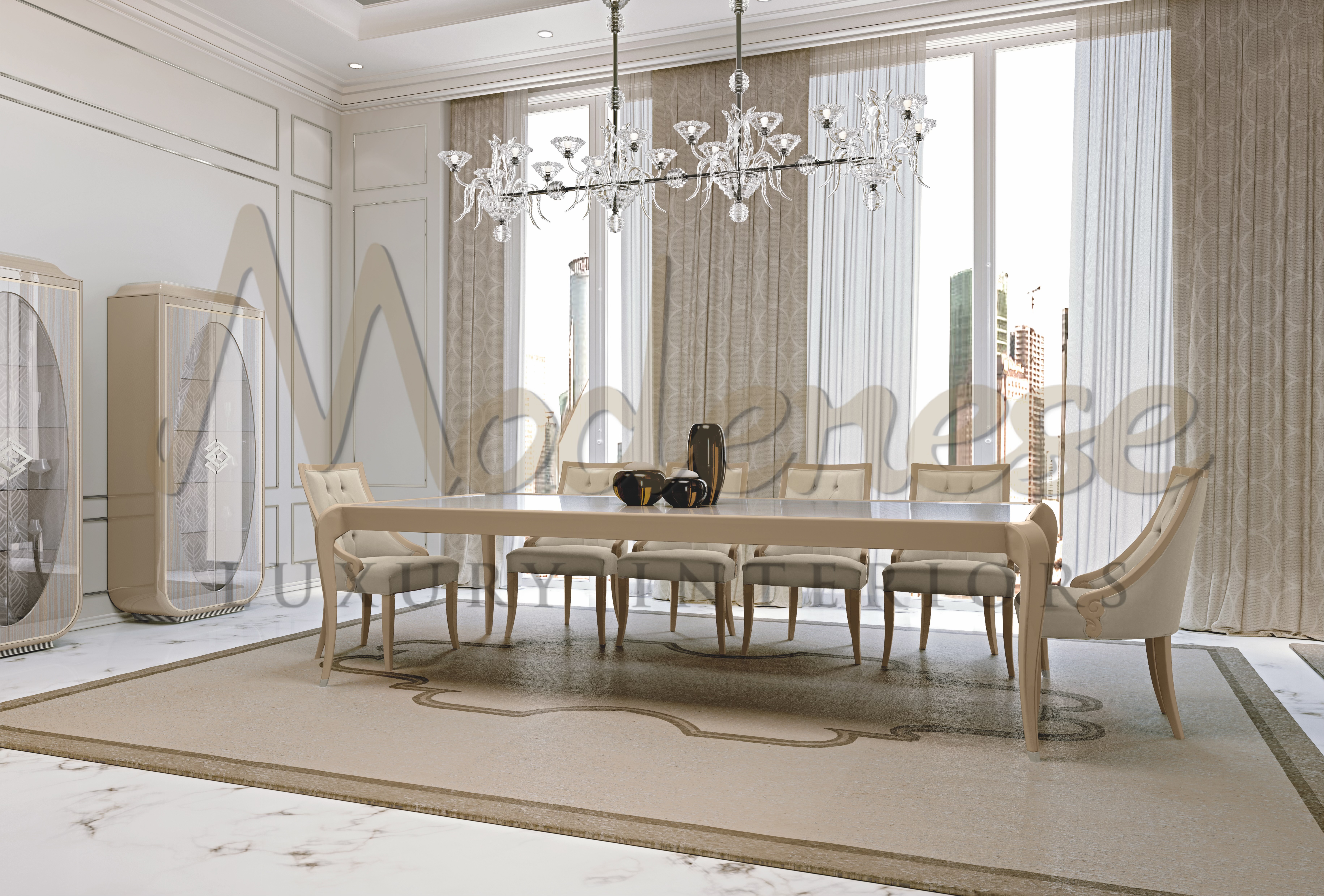 Luxurious Dining Interior Design by MODENESE Luxury Interiors - Architizer