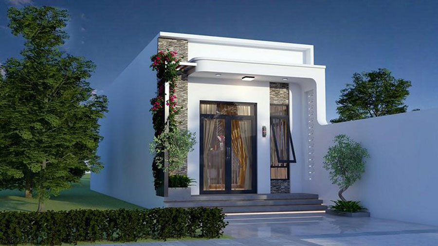 Thiết kế thi công nhà cấp 4 mái bằng đẹp sang trọng by NEOHouse CTy ...