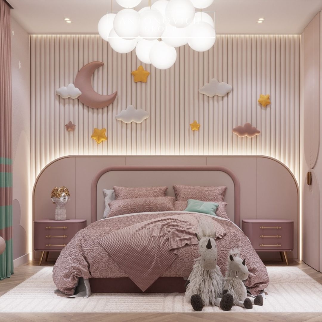 Girls Bedroom Interior design and Fit-out Solution by LUXURY ANTONOVICH ...