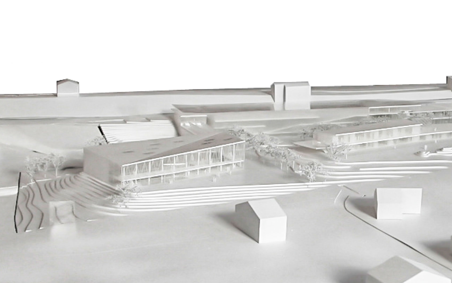 Public Indoor and Outdoor Pool by Dietmar Feichtinger Architectes ...