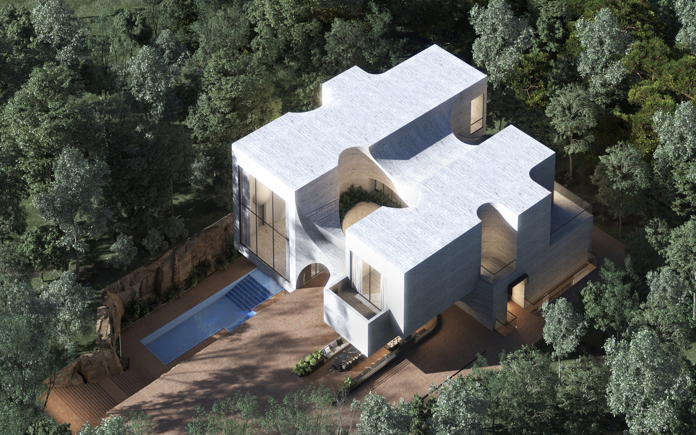 Idea 3924508: Saya Villa by Team Group in Lavasan, Iran - Architizer