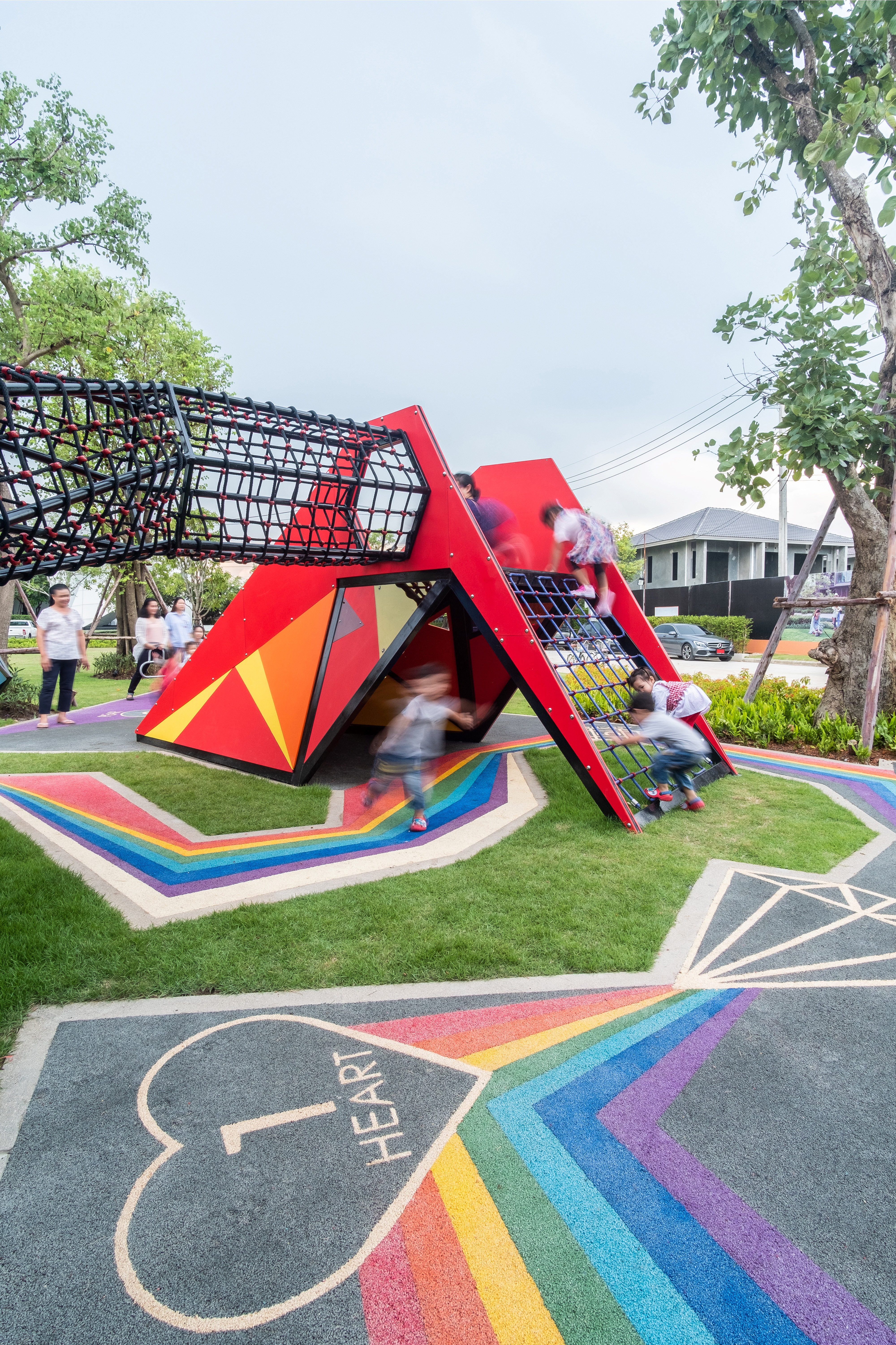 Diamond Spectrum Playground by VVdesine Landscape Architecture Architizer