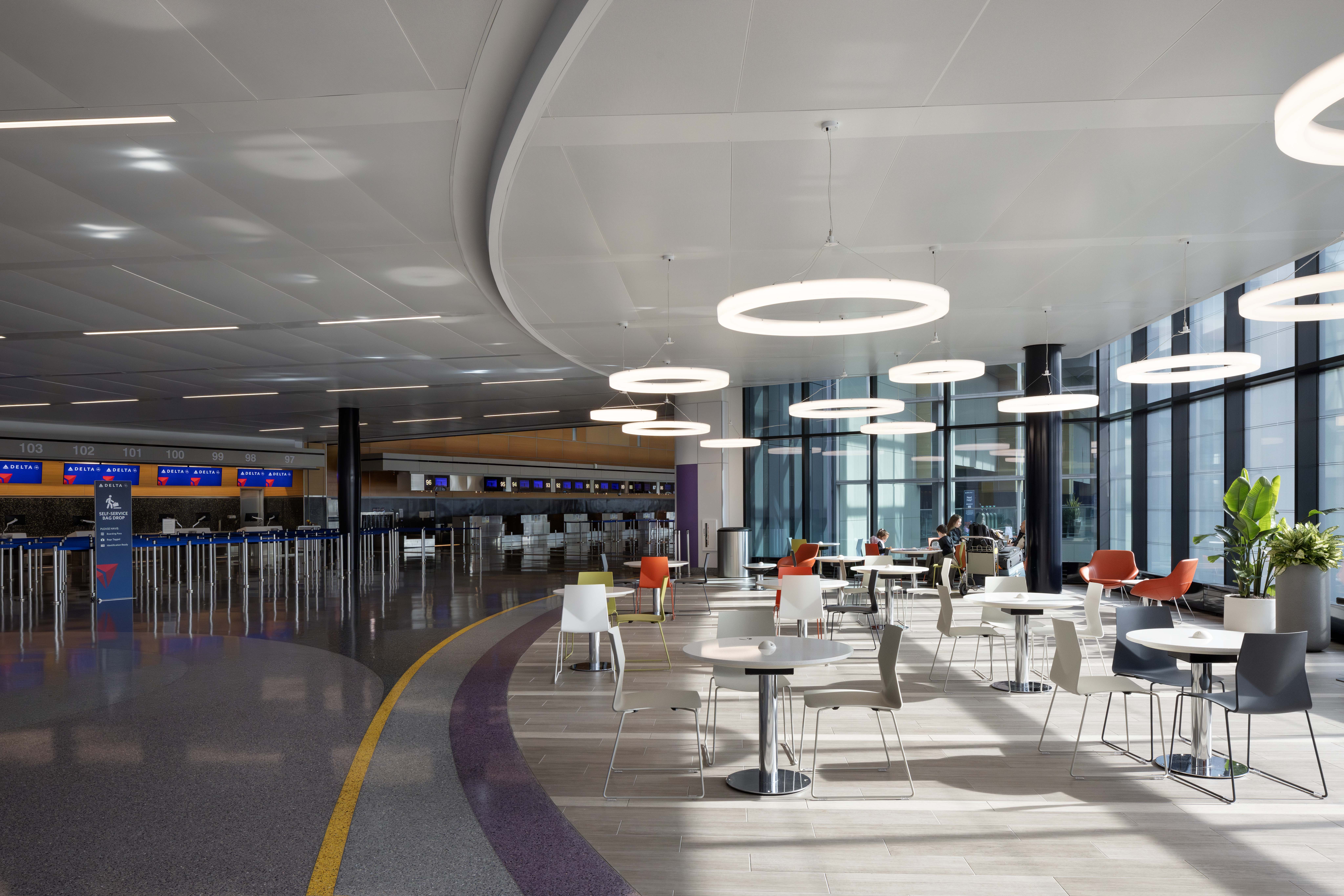 BOSTON LOGAN INTERNATIONAL AIRPORT TERMINAL A visual data 8