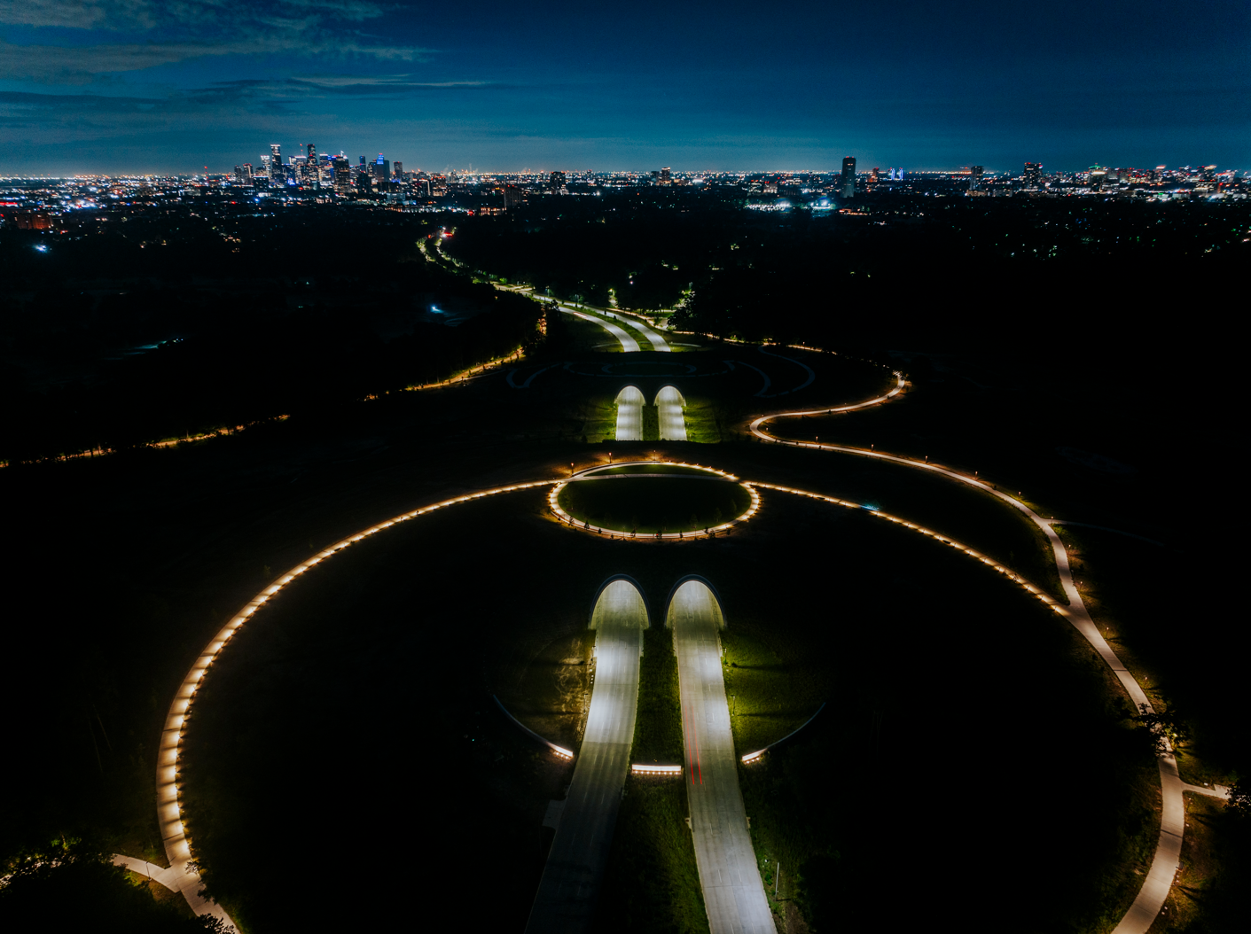 Kinder Land Bridge And Cyvia And Melvyn Wolff Prairie At Memorial Park ...