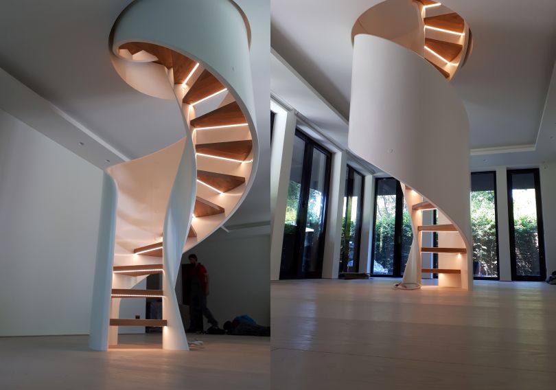 Special spiral staircase in belgium brussels by Siller Stairs - Architizer