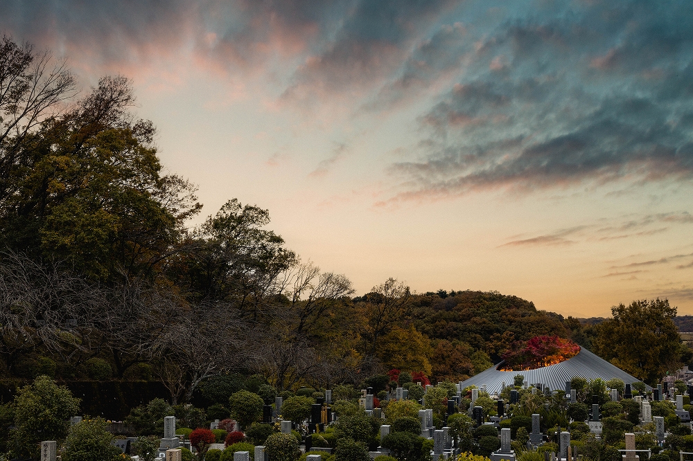 Sayama Lakeside Cemetery Community Hall by Hiroshi Nakamura & NAP