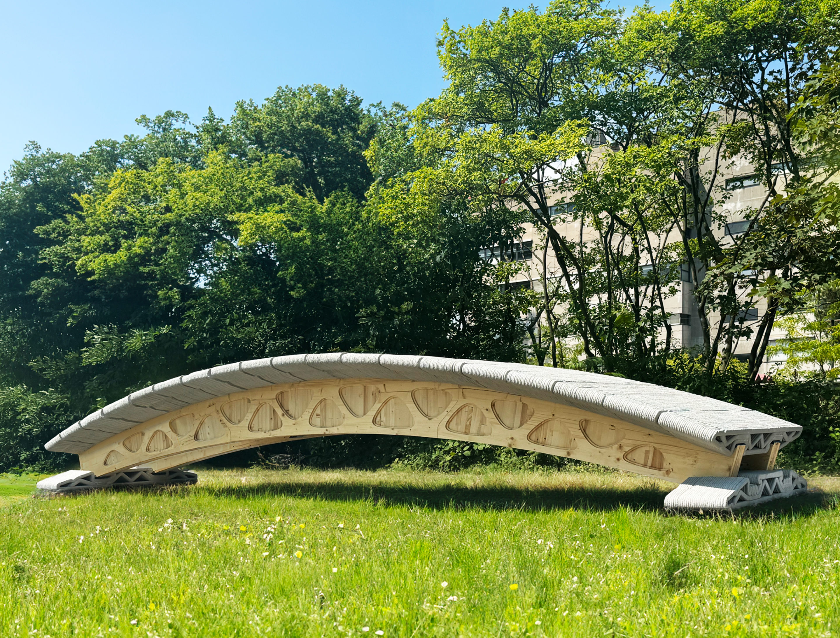 3D Printed Bridge At The Technical University Of Darmstadt By TU 