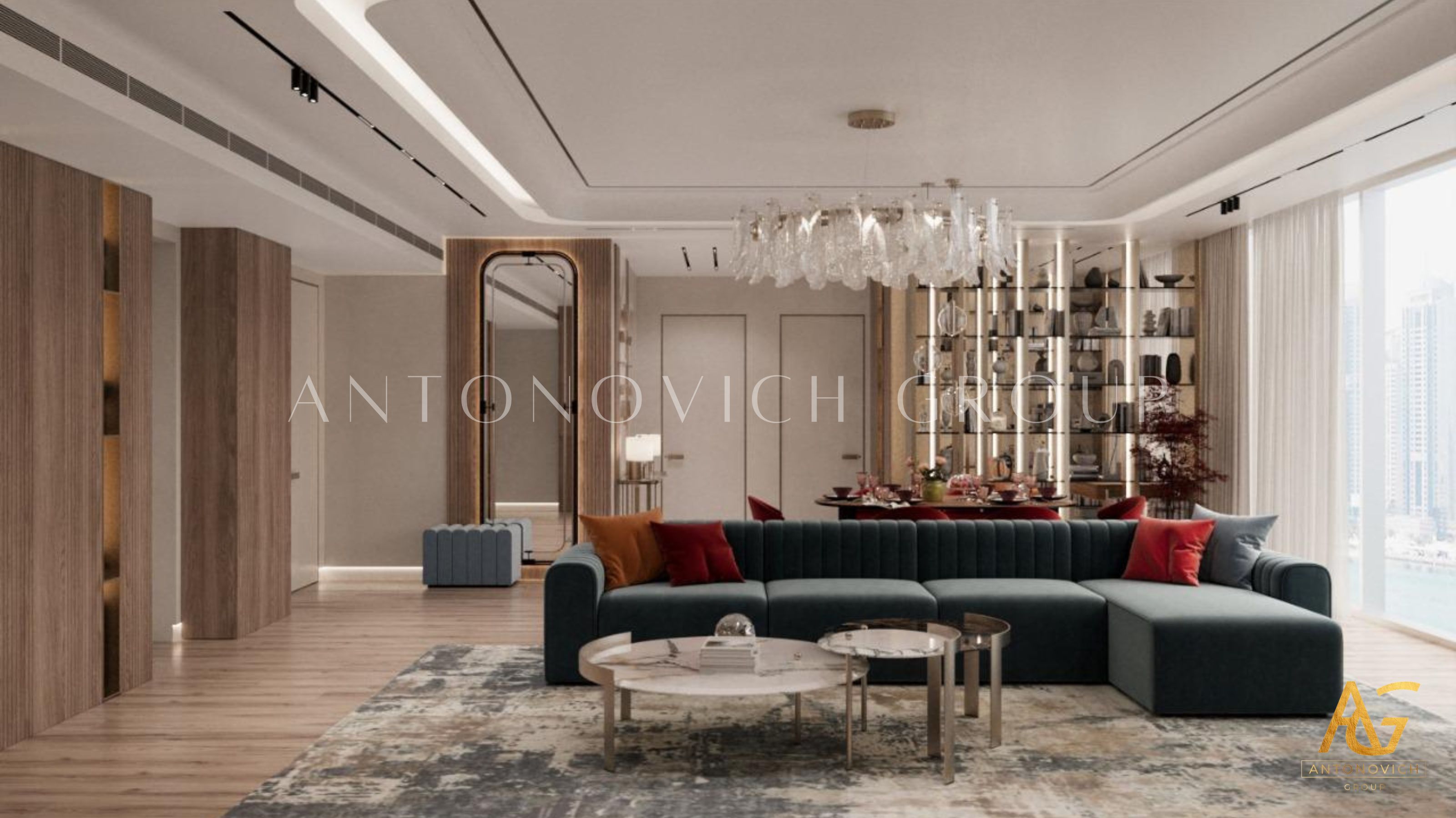 Luxury and Functionality to Modern Living Room Interiors by LUXURY ...