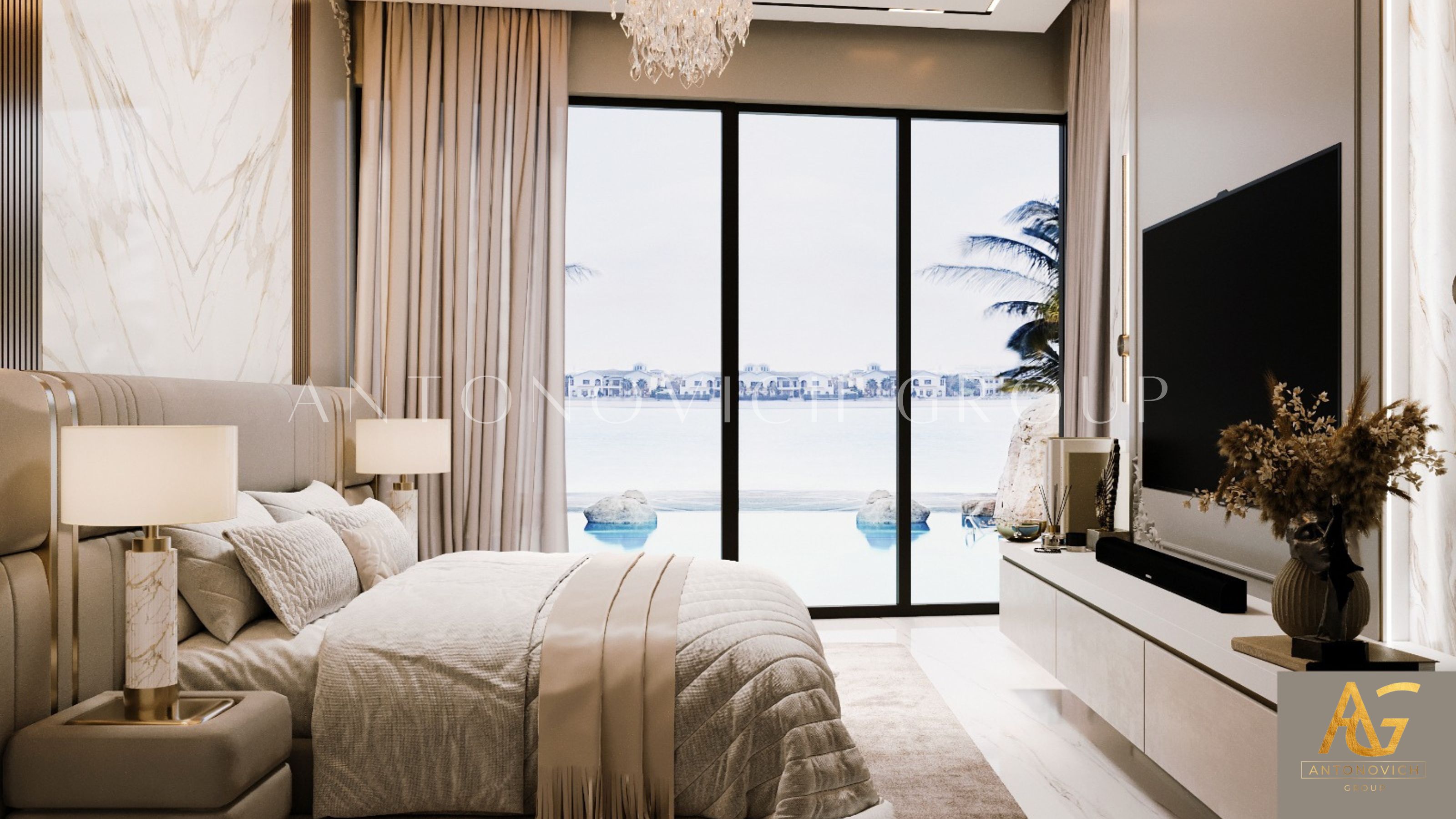 Embracing the Essence of a Modern Calm Bedroom Design by LUXURY