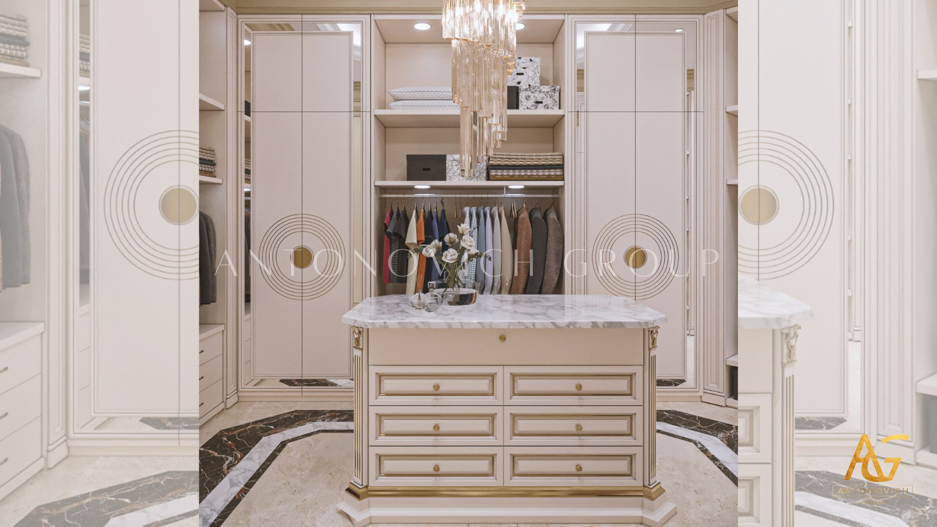 Master Dressing Rooms as Statements of Style by LUXURY ANTONOVICH ...