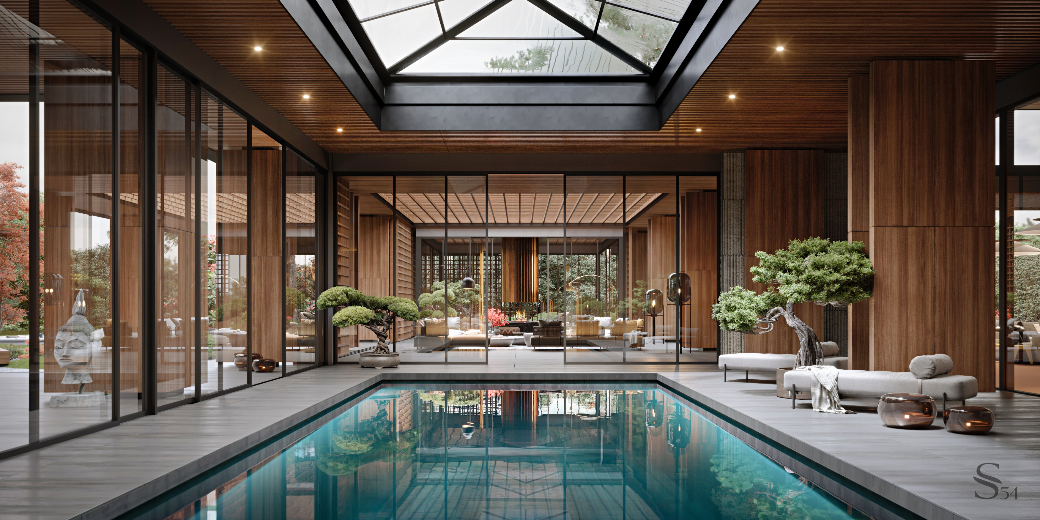 Idea 4095610: Architectural project of a designer villa in Japanese ...