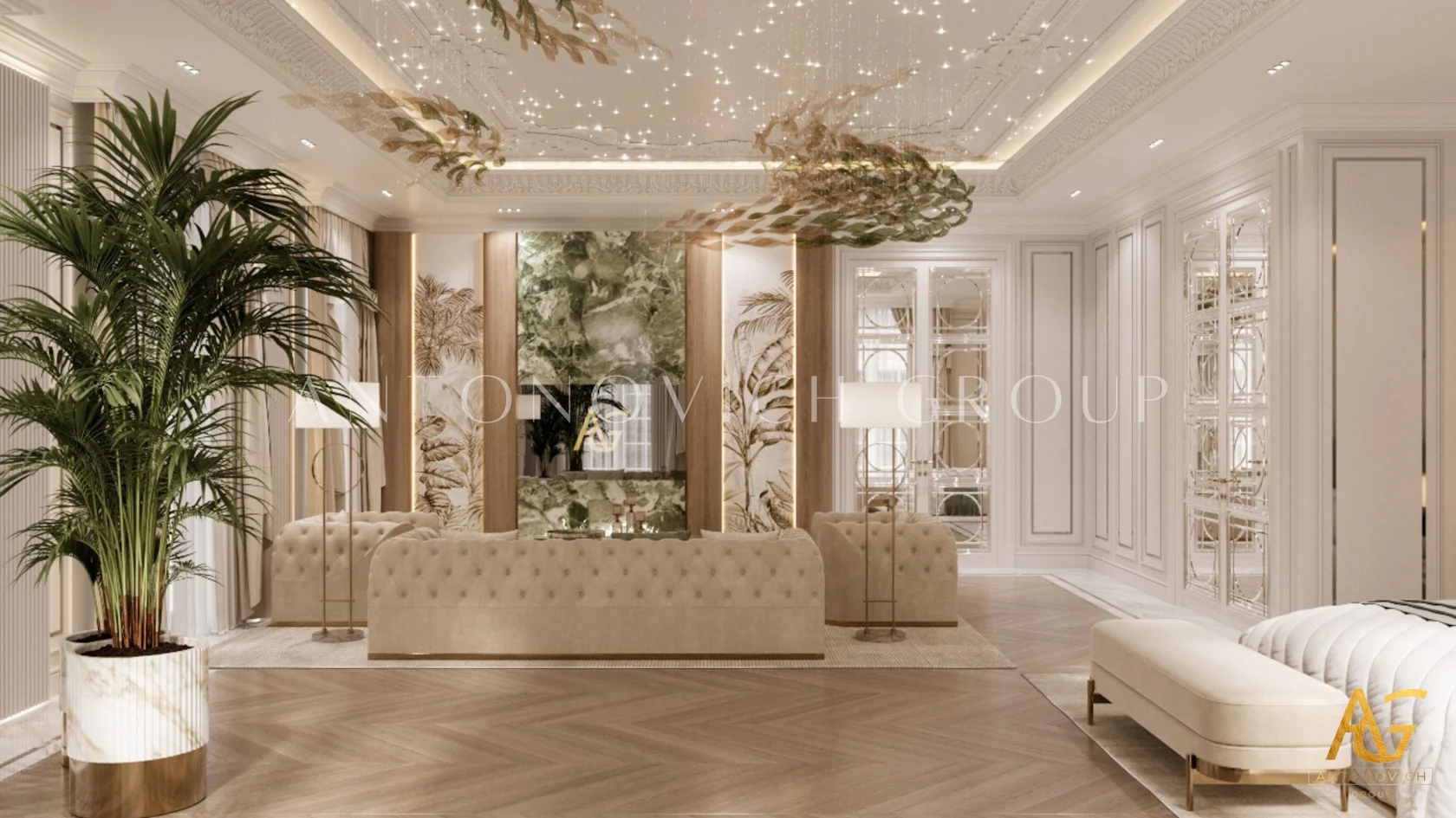 Aesthetic bedroom interior design and fit-out solution by LUXURY ...
