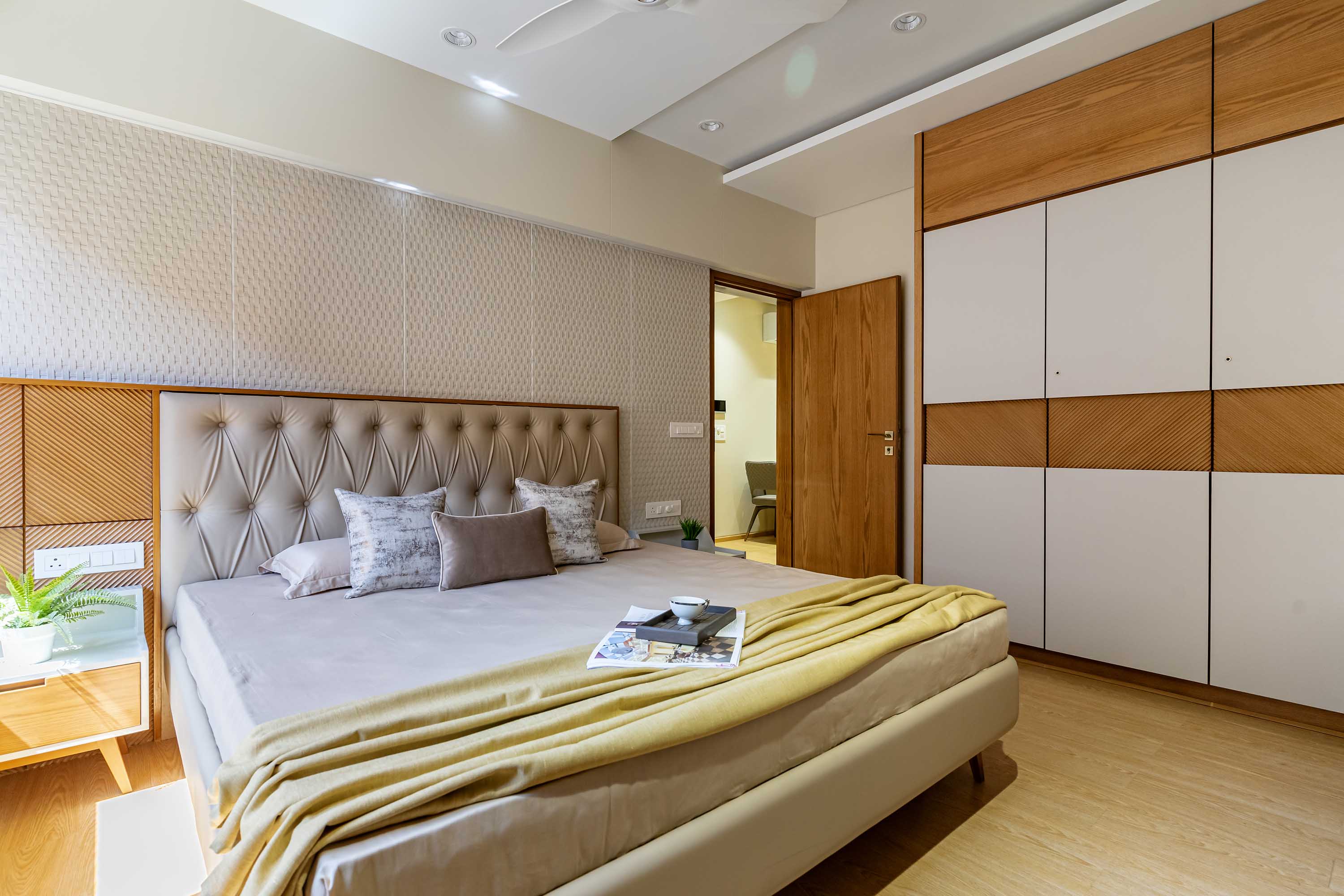 4BHK Elegant Interiors at Shilp Shaligram by Prashant Parmar Architect ...