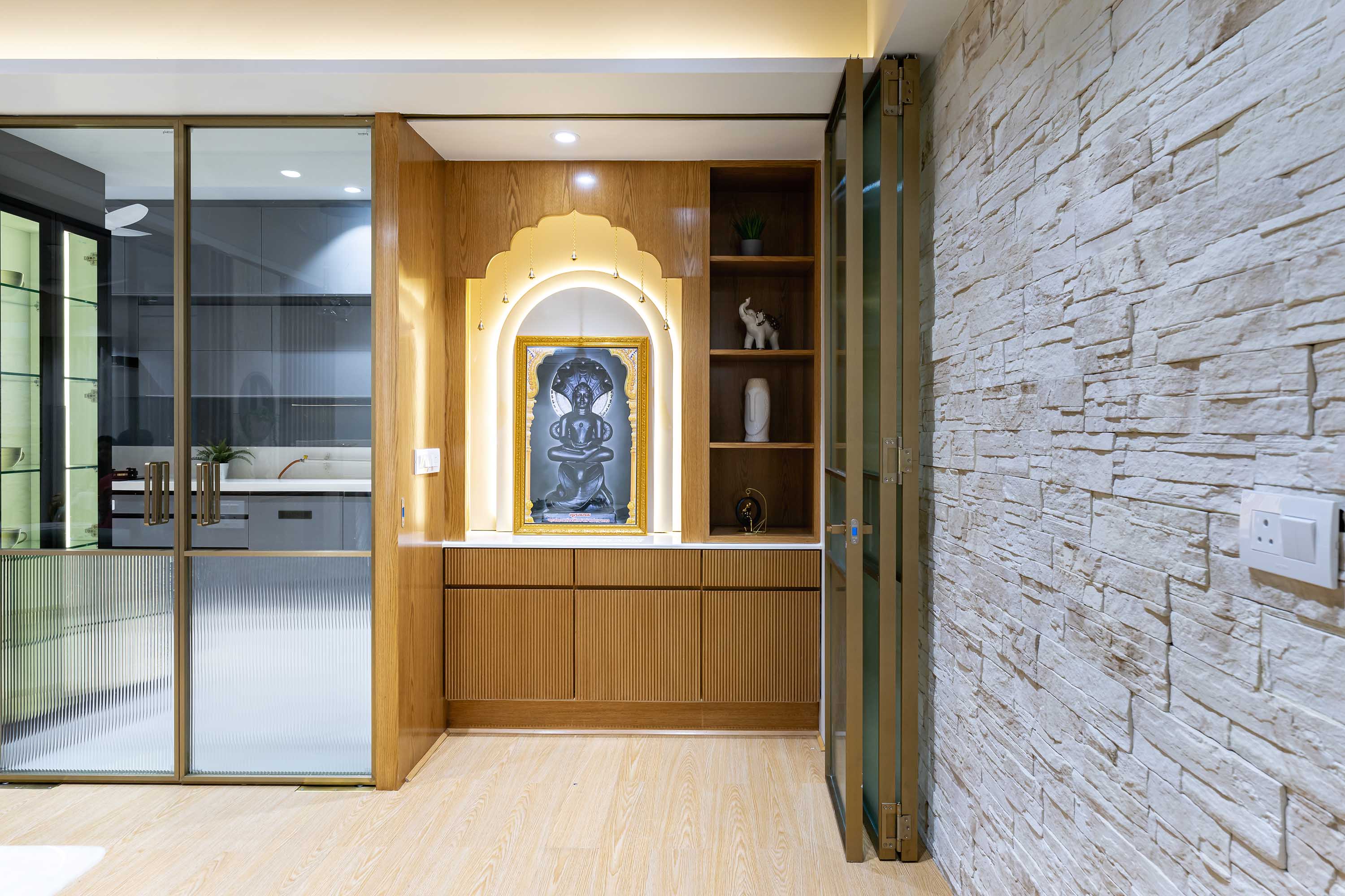 4BHK Elegant Interiors at Shilp Shaligram by Prashant Parmar Architect ...