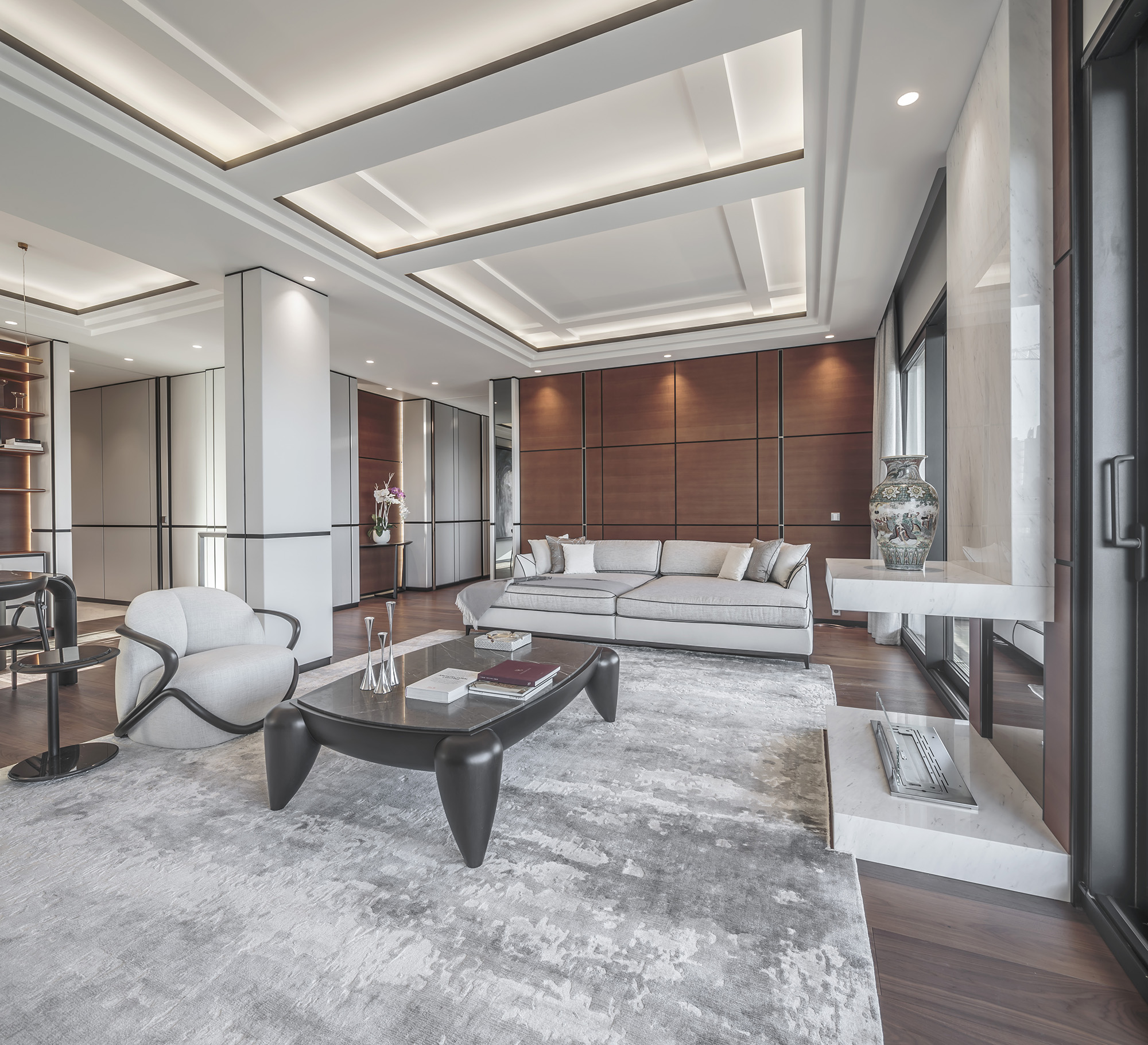 Interior design of a penthouse in Monte-Carlo by NG-Studio Sanremo ... - Penthouse Interior Design Solutions 2284