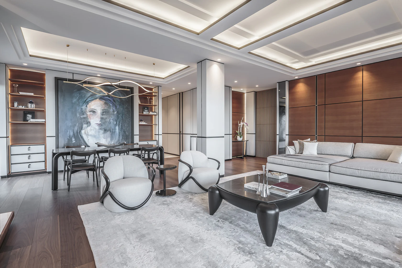 Interior design of a penthouse in Monte-Carlo by NG-Studio Sanremo ...