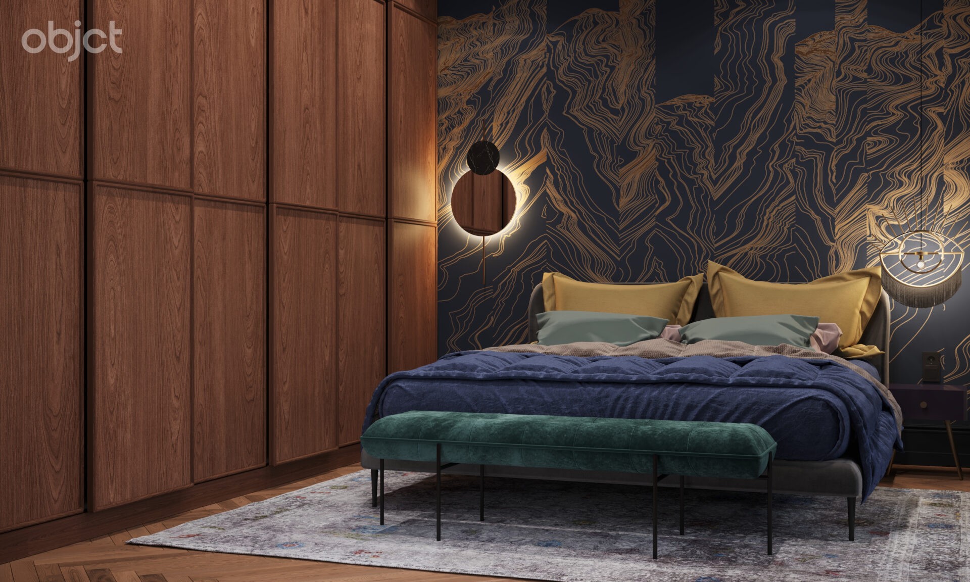 Interior design project in Vander Park residential complex, Moscow by ...