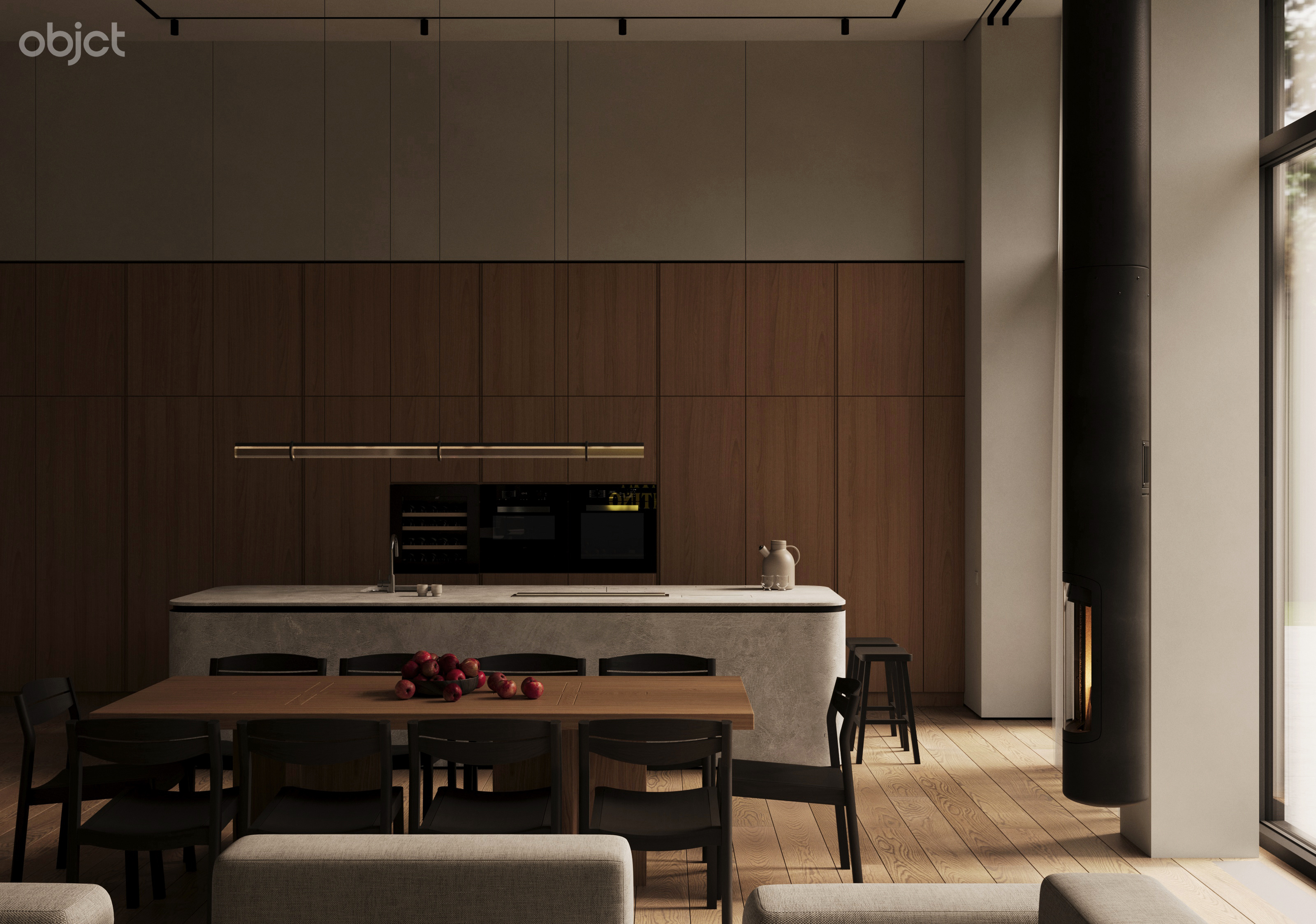 Interior design of a private house by Object - Architizer