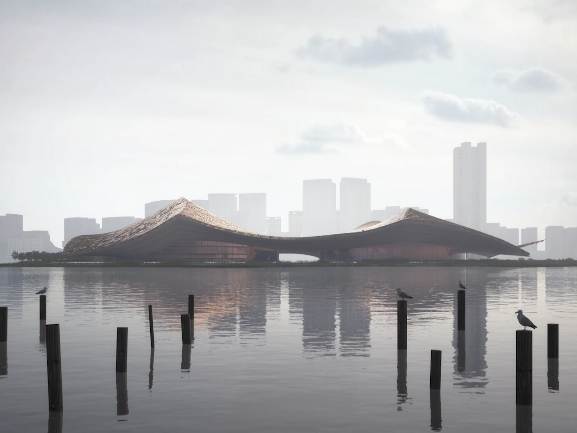 Kengo Kuma and Associates | Shenzhen Opera House Animation by