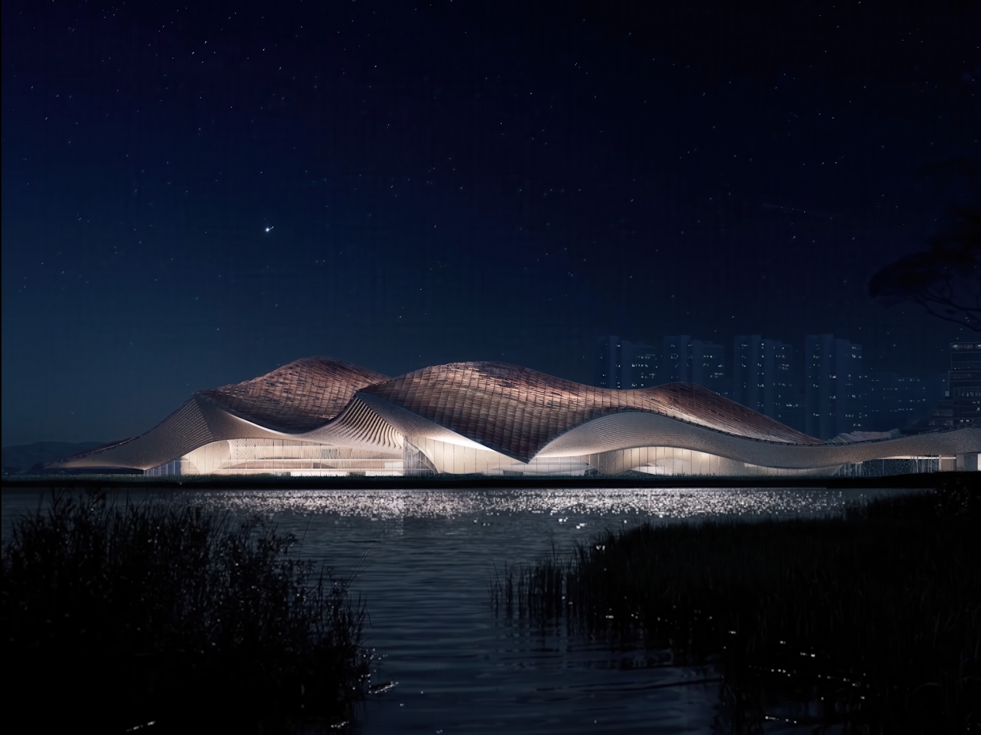 Kengo Kuma and Associates | Shenzhen Opera House Animation by