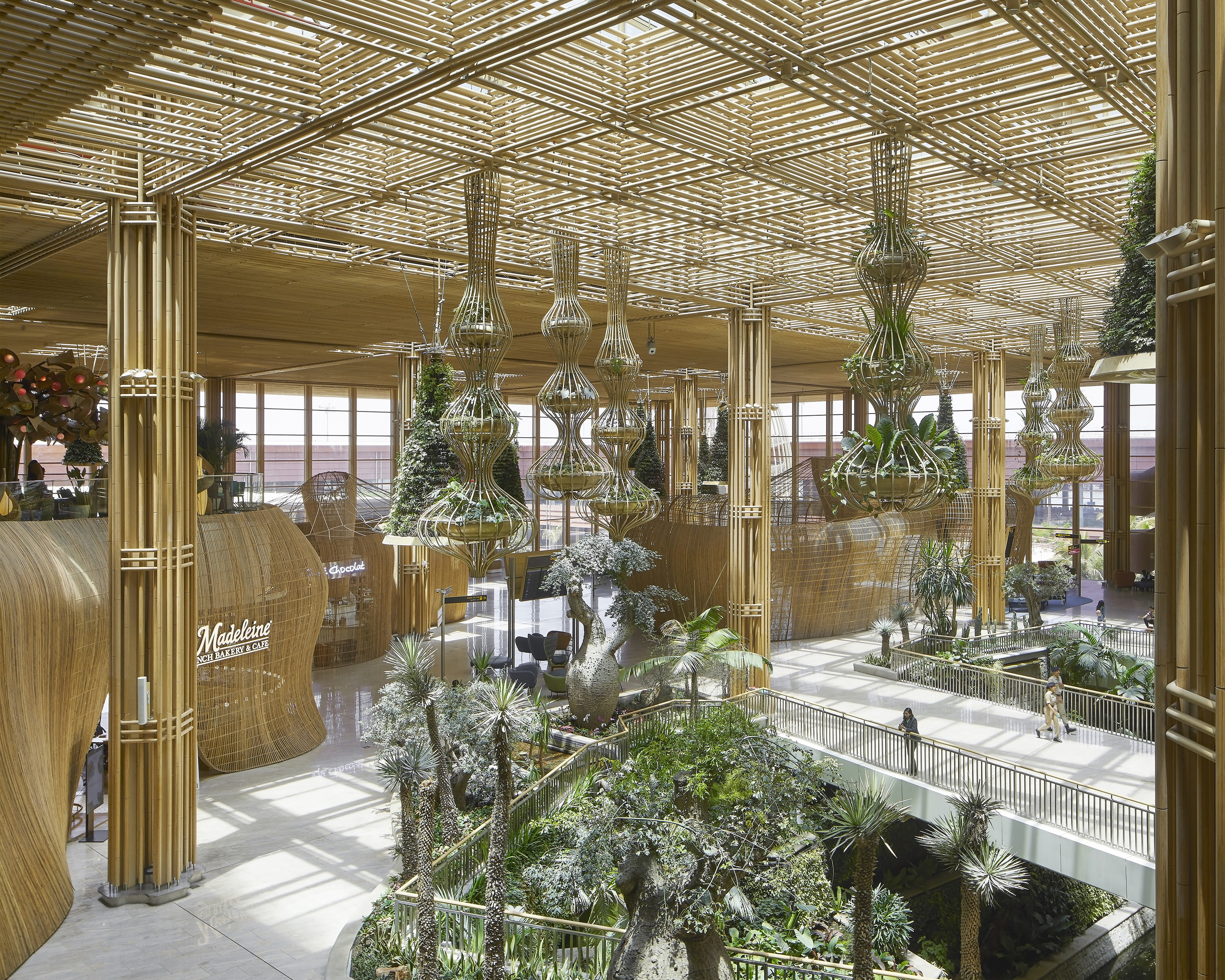 T2 Kempegowda International Airport Rattan Retail Pods by Enter ...