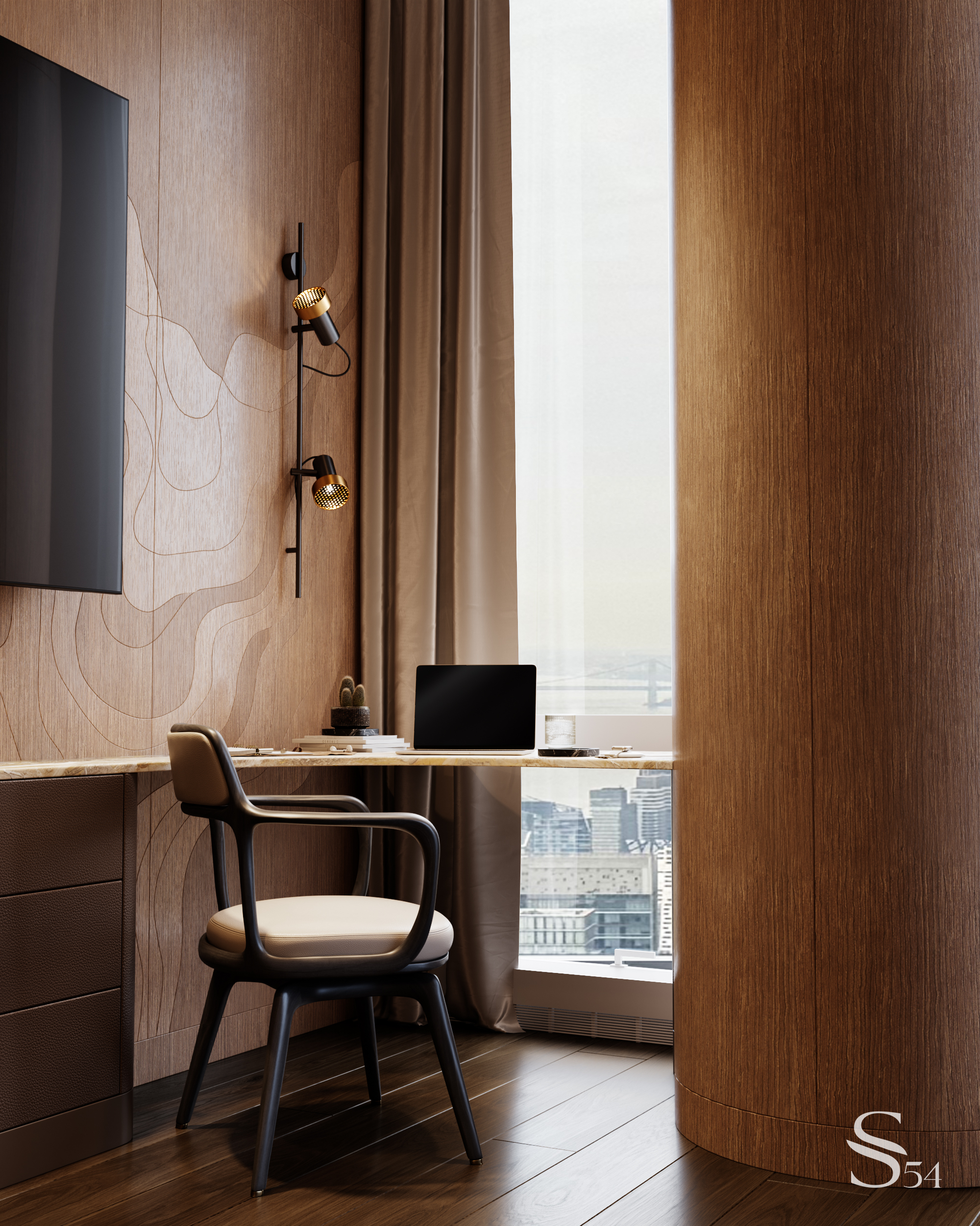 INTERIOR DESIGN OF A LANDMARK APARTMENT IN NEW YORK by Studia 54 ...
