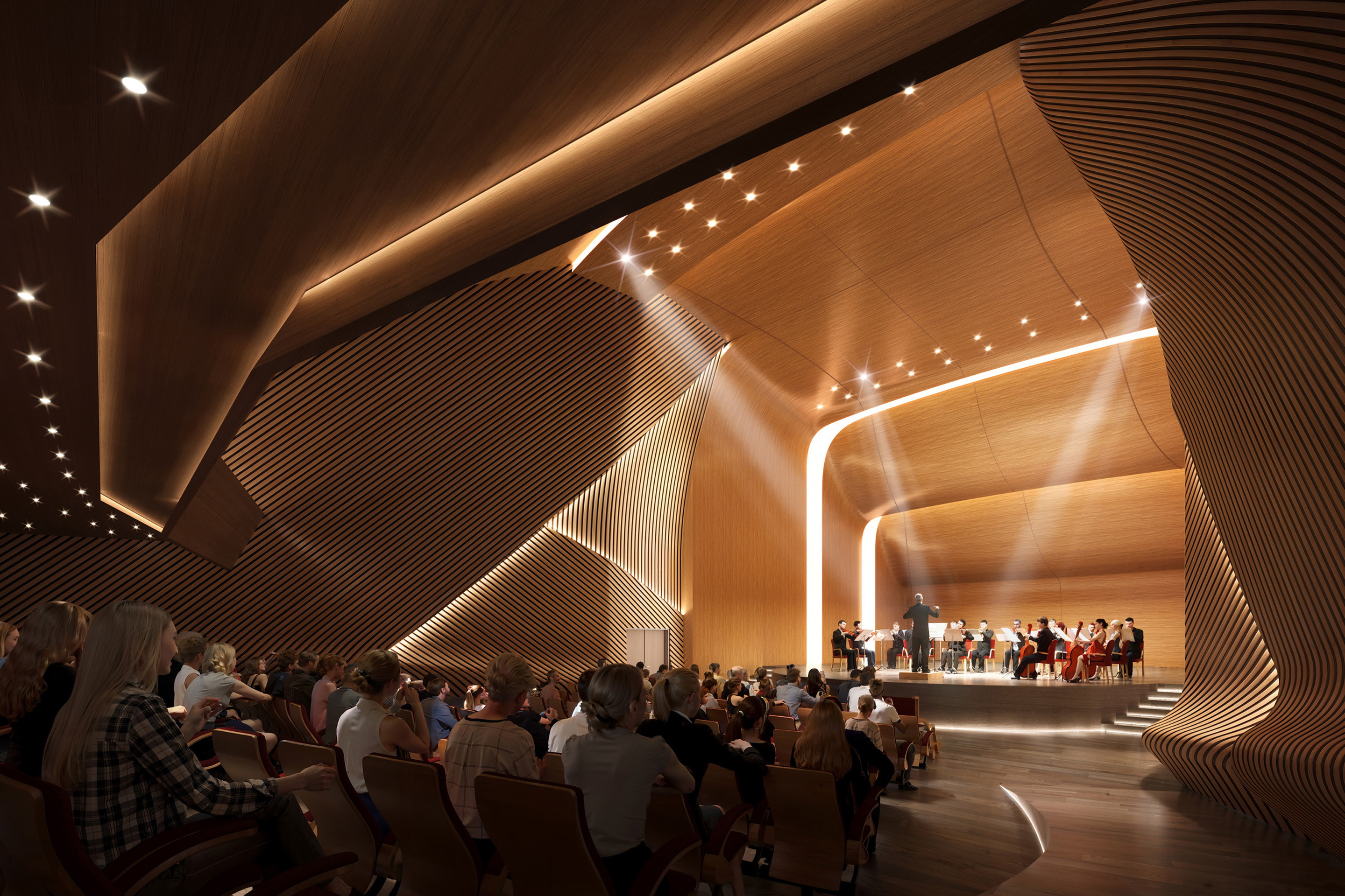 The Light of the North Musical Art Center by Chuxin Tuoyuan Co