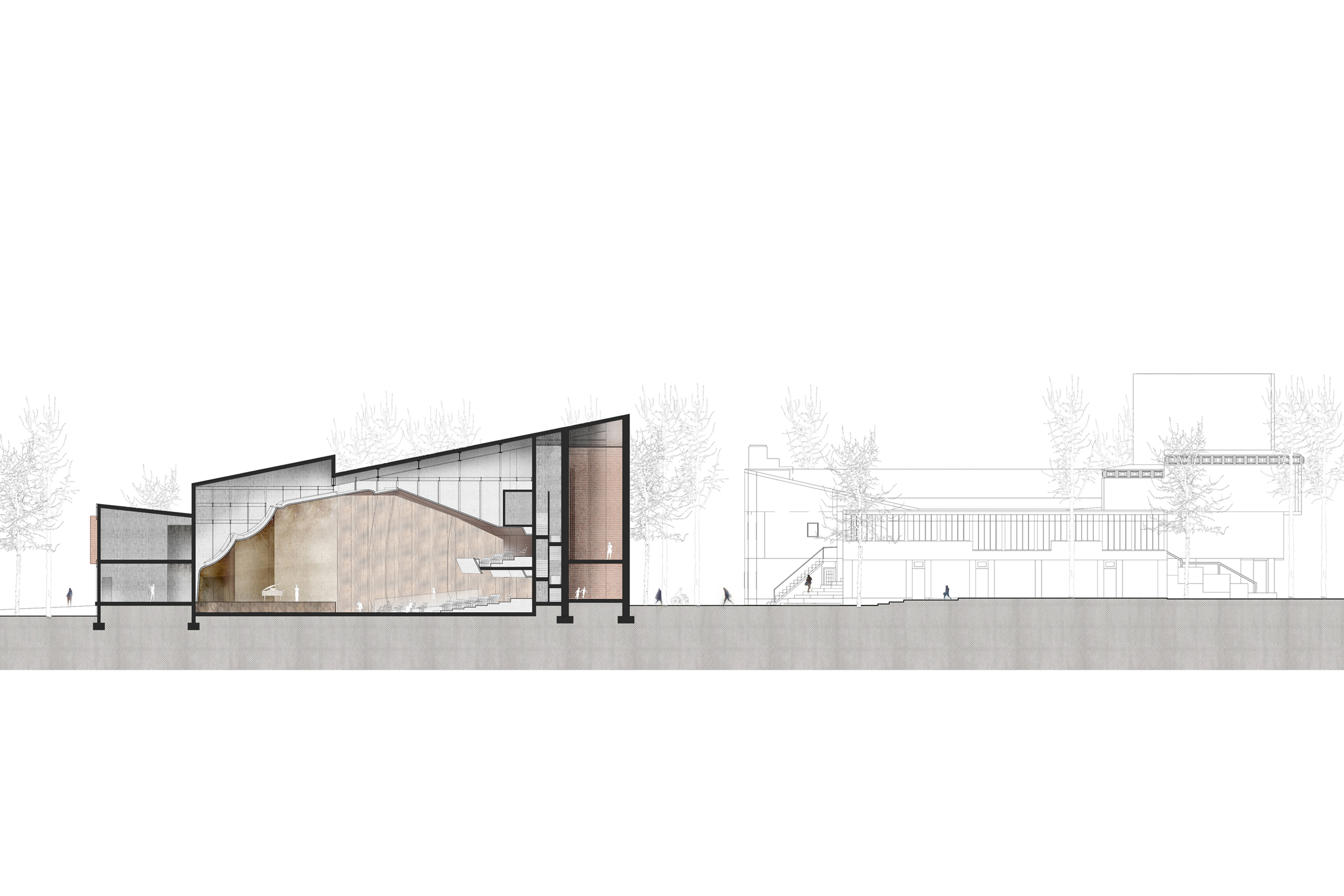 The Light of the North Musical Art Center by Chuxin Tuoyuan Co