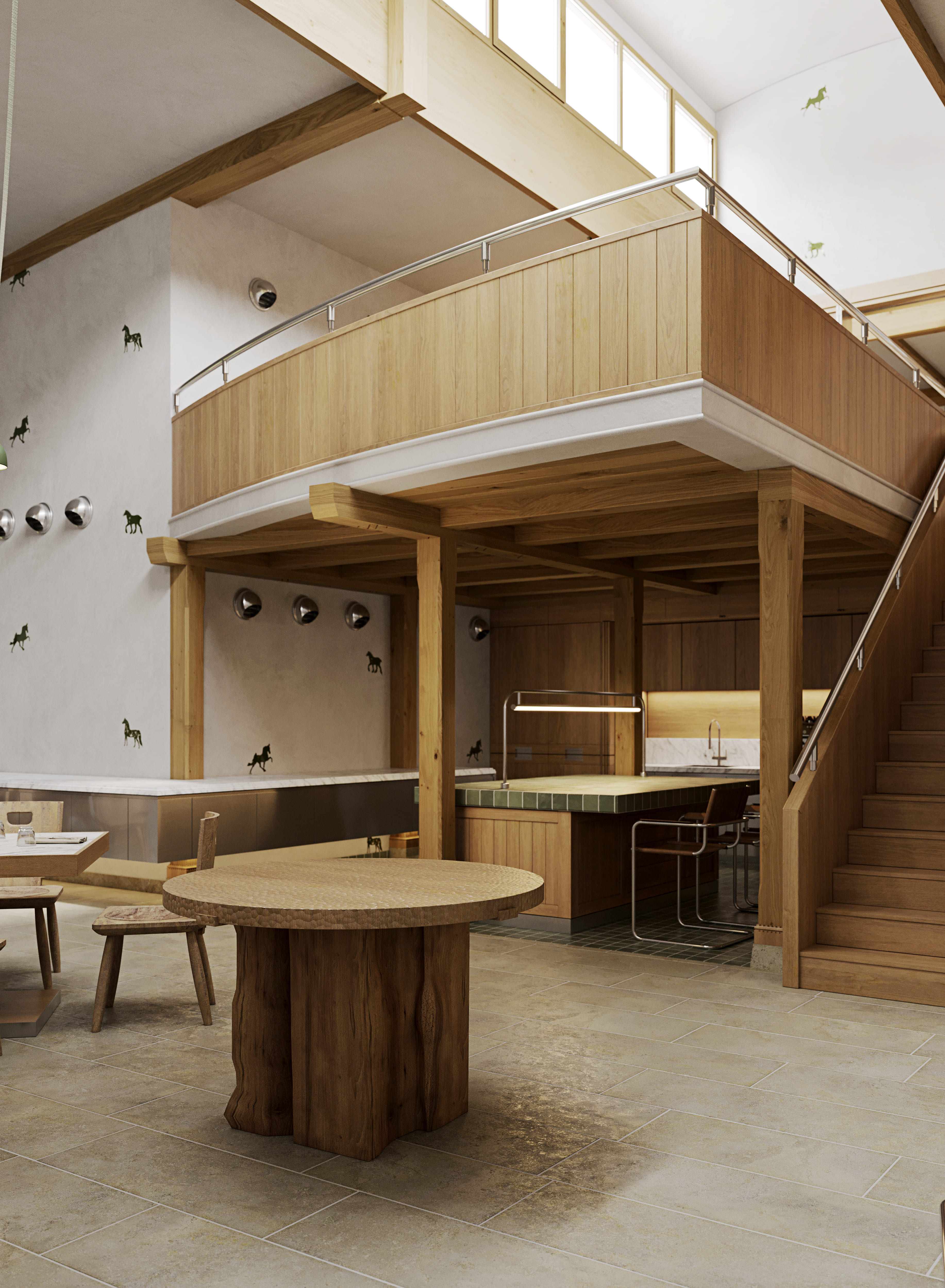 Modern Restaurant in a Vienna Former Stable by SNOB Architects - Architizer