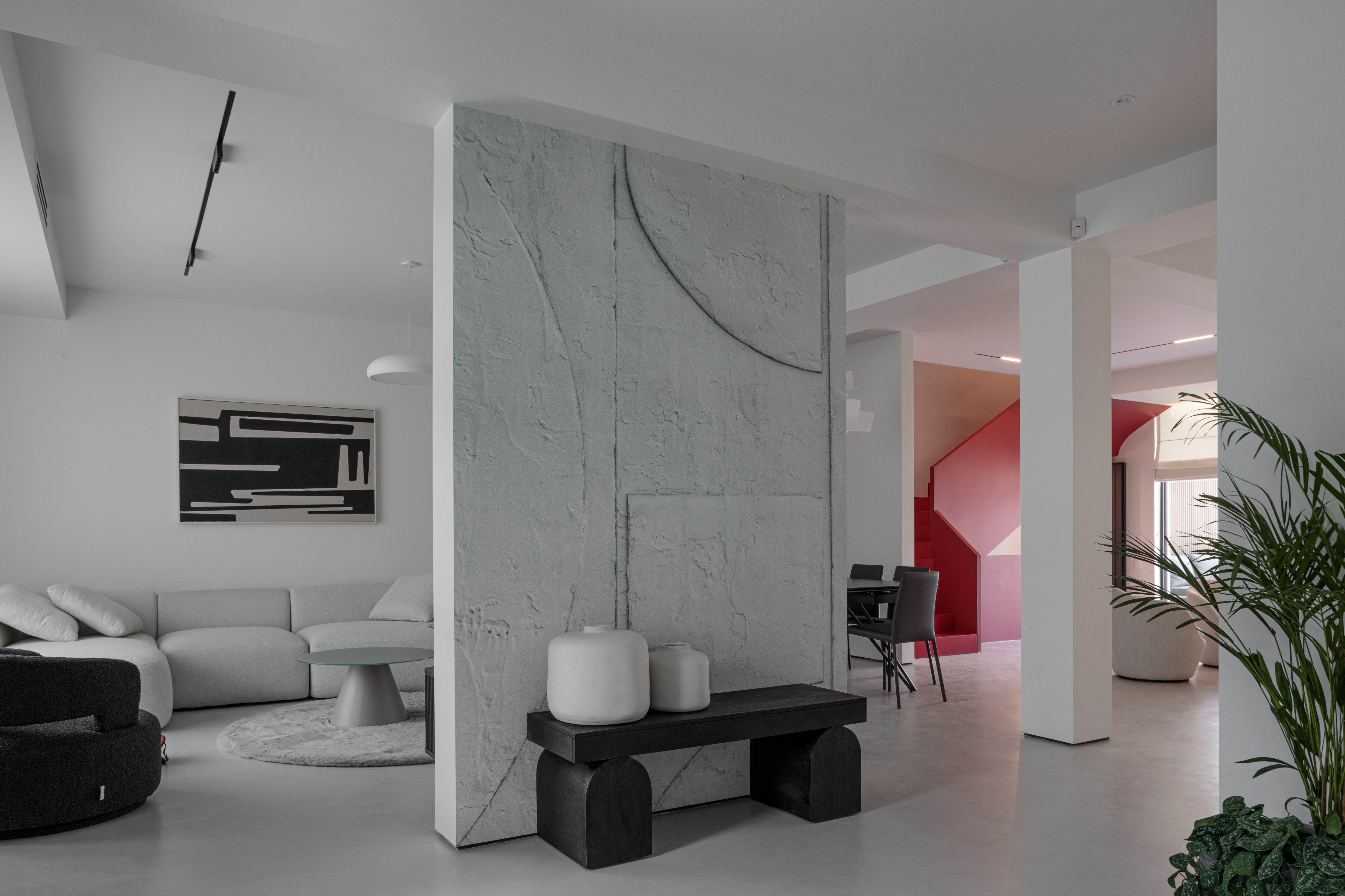Red Stairs House by The Wall design studio - Architizer